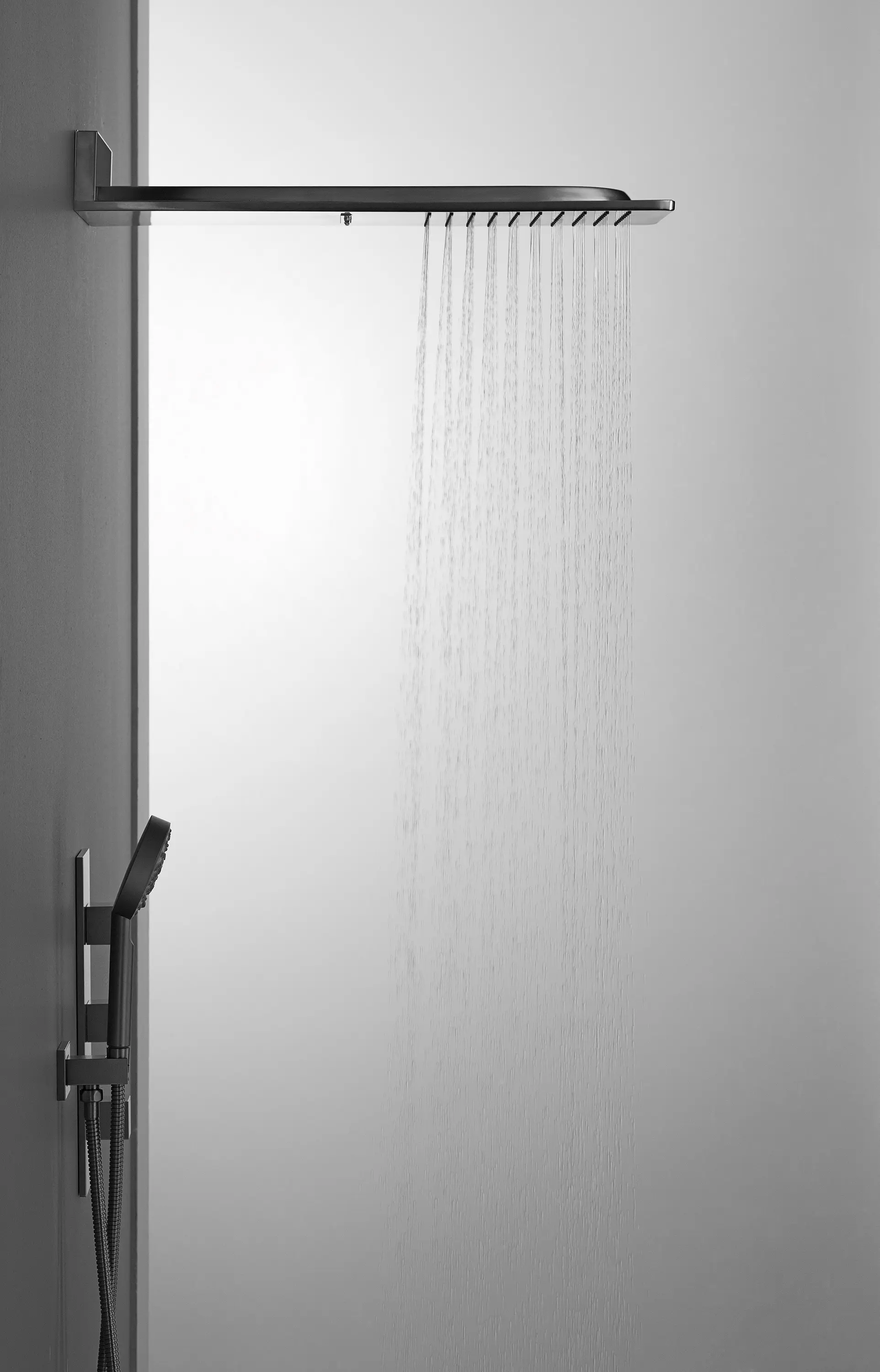Graff - Aqua-Sense - Double-Function ShowerHead - Wall Mtd.-Rain/WaterFall/