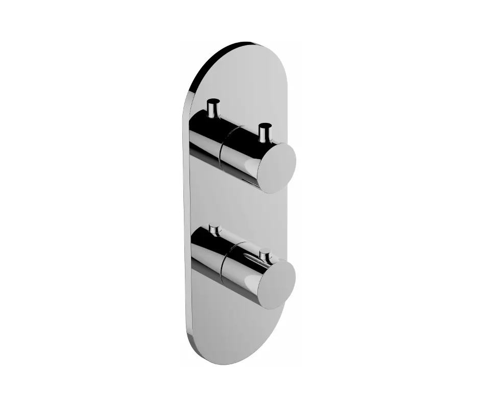 Graff - Aqua-Sense - 3/4" concealed thermostatic and 3-Way Diverter - exposed parts
