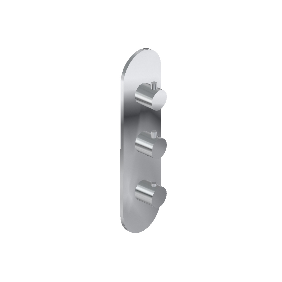 Display product Aqua-Sense - Concealed Thermostatic and 2 shut-off valves - Exposed Parts from manufacturer Graff