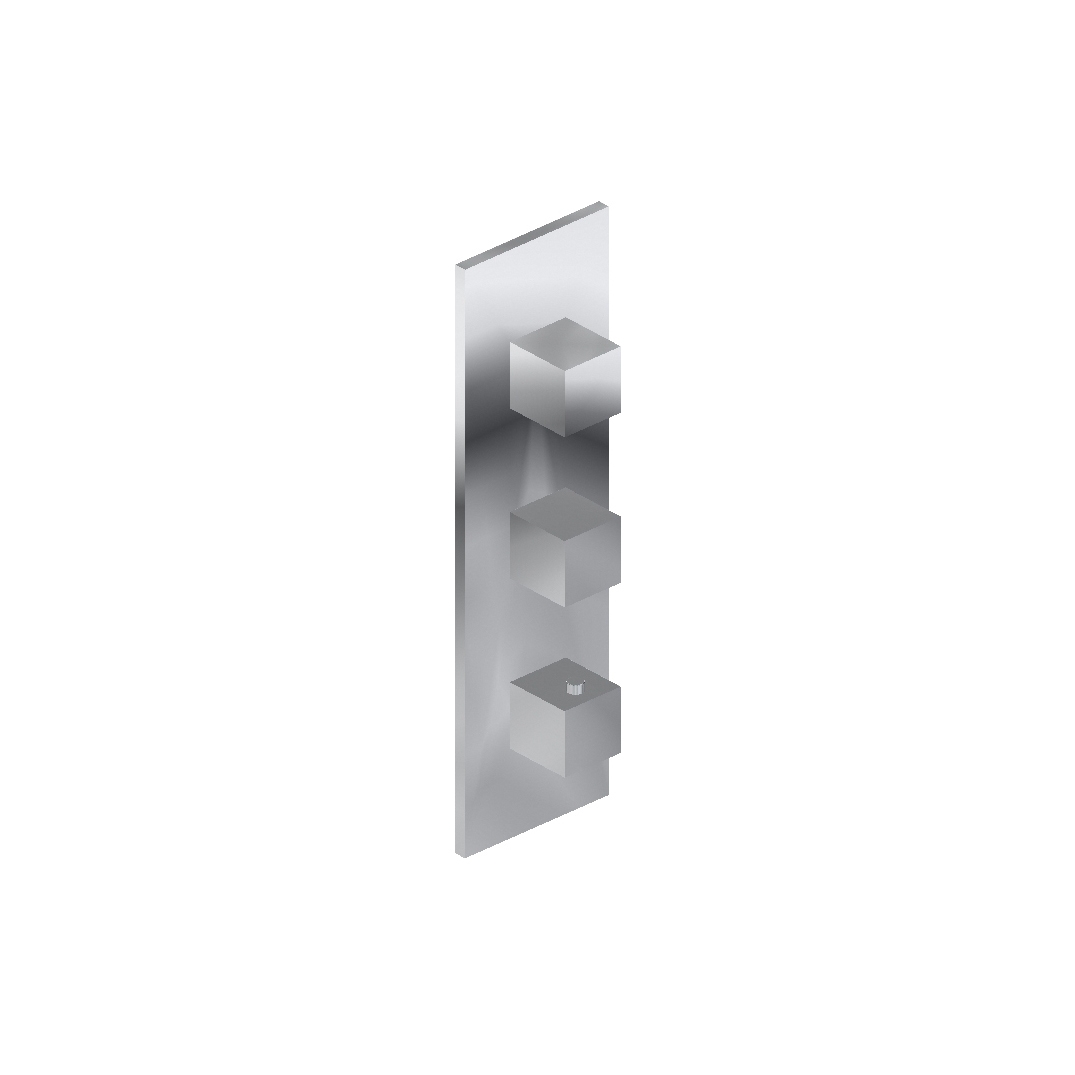 Display product Aqua-Sense - Concealed Thermostatic and 2 shut-off valves - Exposed Parts from manufacturer Graff