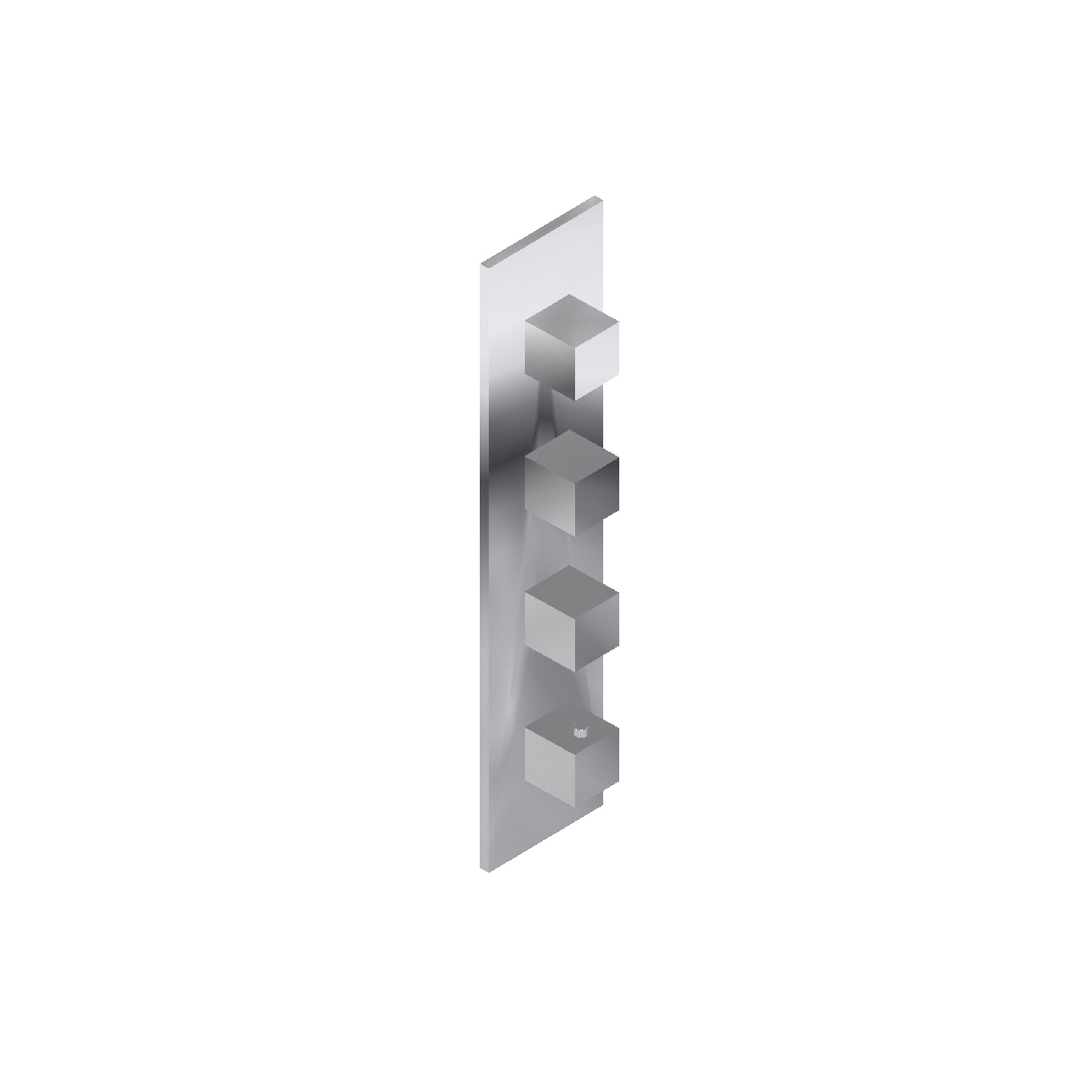 Afficher le produit Aqua-Sense - Concealed Thermostatic and 3 shut-off valves - Exposed Parts du fabricant Graff