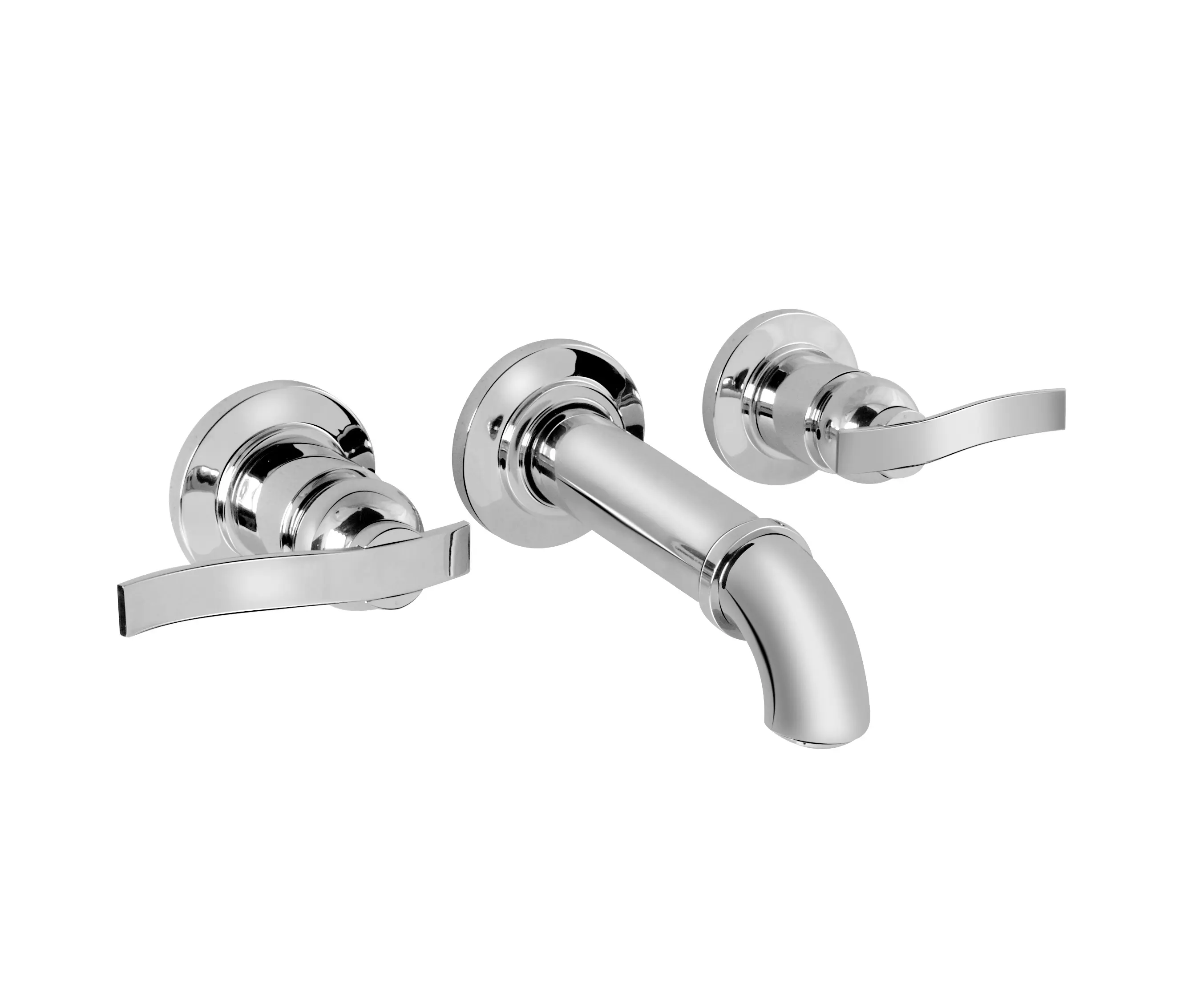 Graff - Bali - Wall-mounted basin mixer with 18,5cm spout - exposed parts