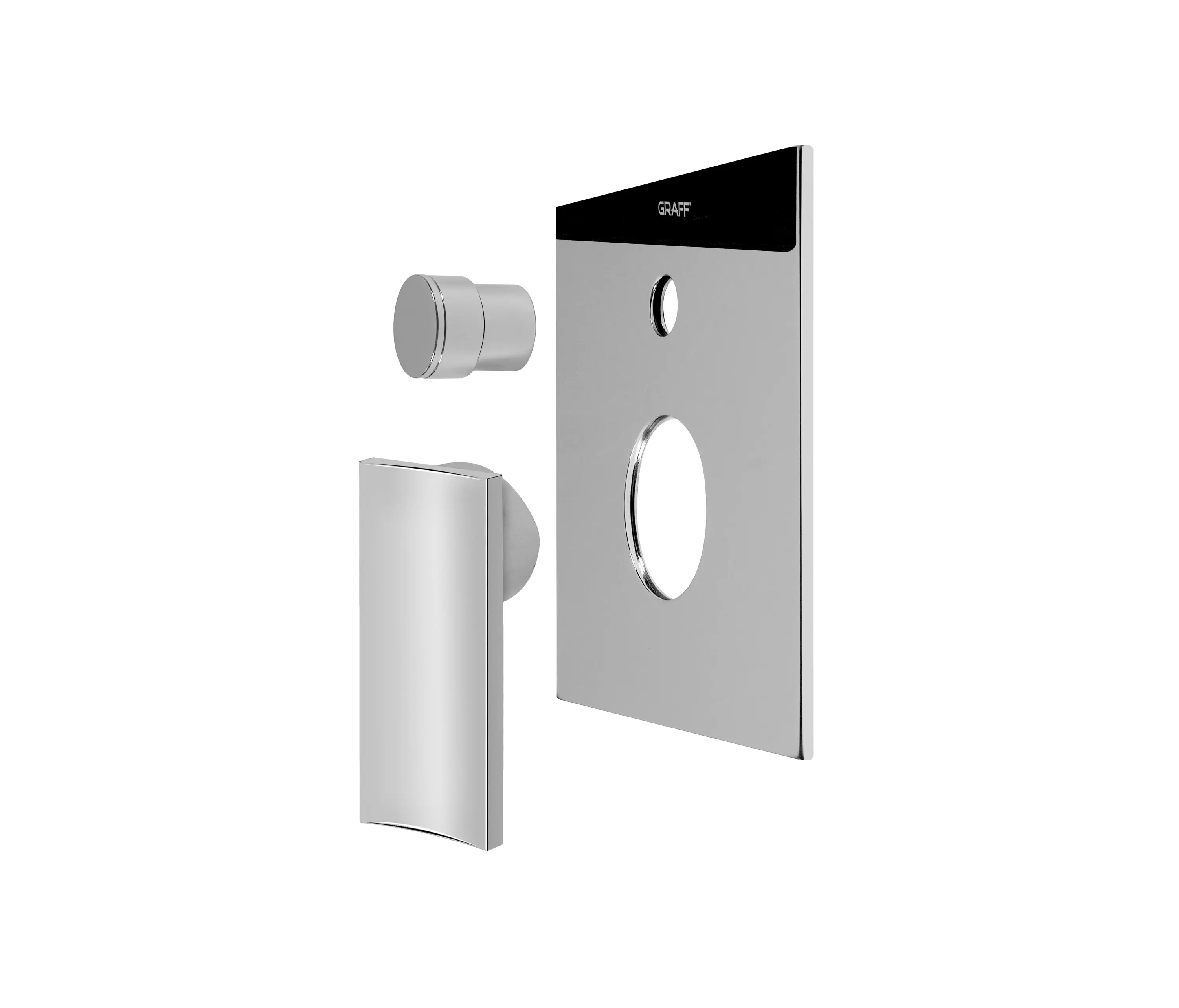 Graff - Luna - Concealed shower mixer with diverter 1/2" - exposed parts