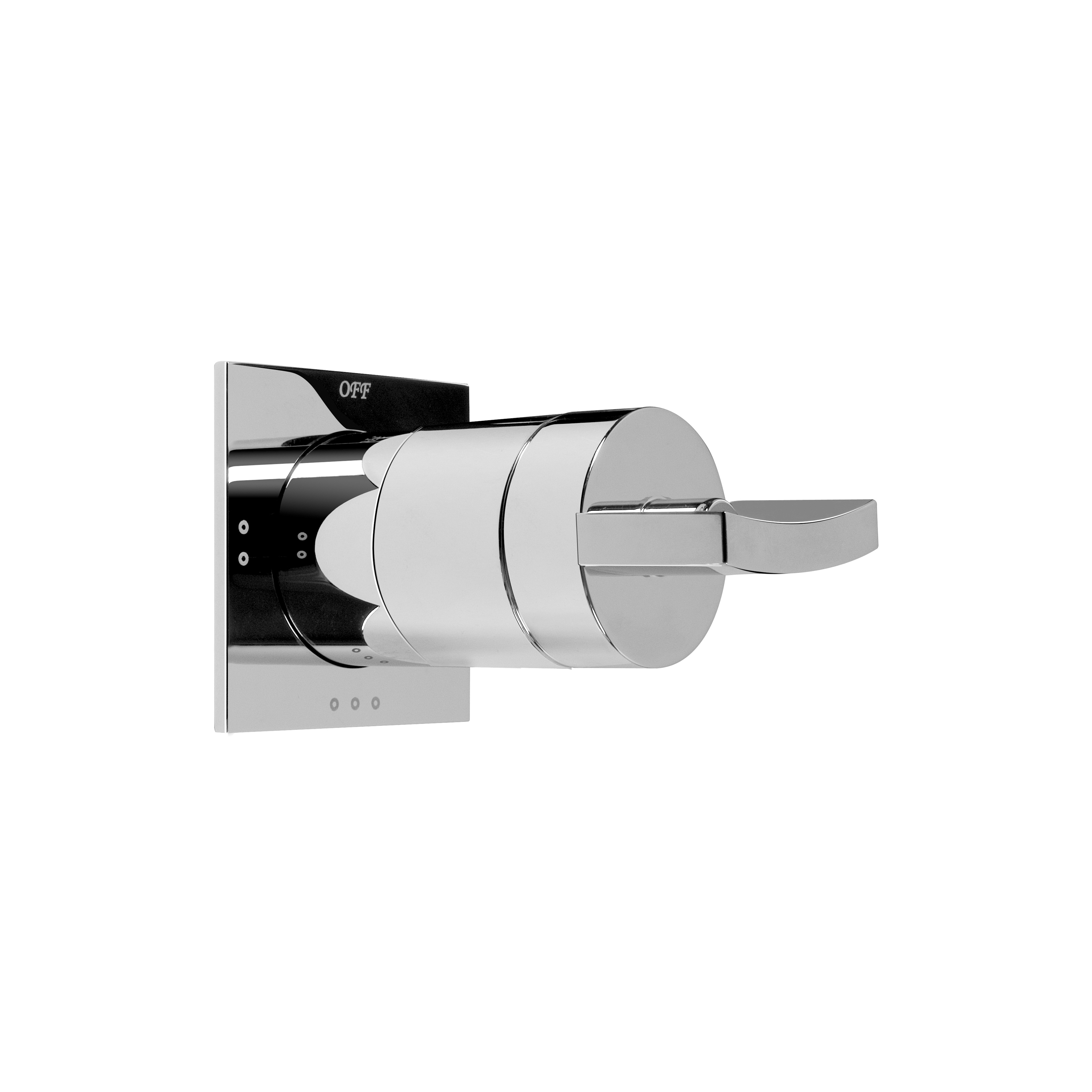 Display product Luna - 1/2" concealed 4-way diverter for concealed shower mixers - exposed parts from manufacturer Graff