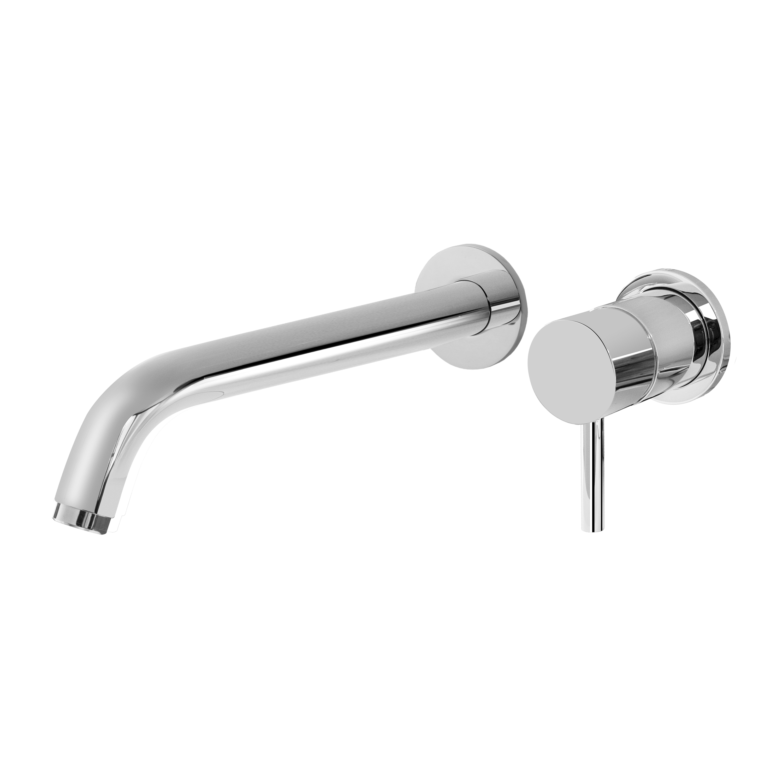 Display product M.E. 25 - Wall-mounted basin mixer with 23,4cm spout - exposed parts from manufacturer Graff