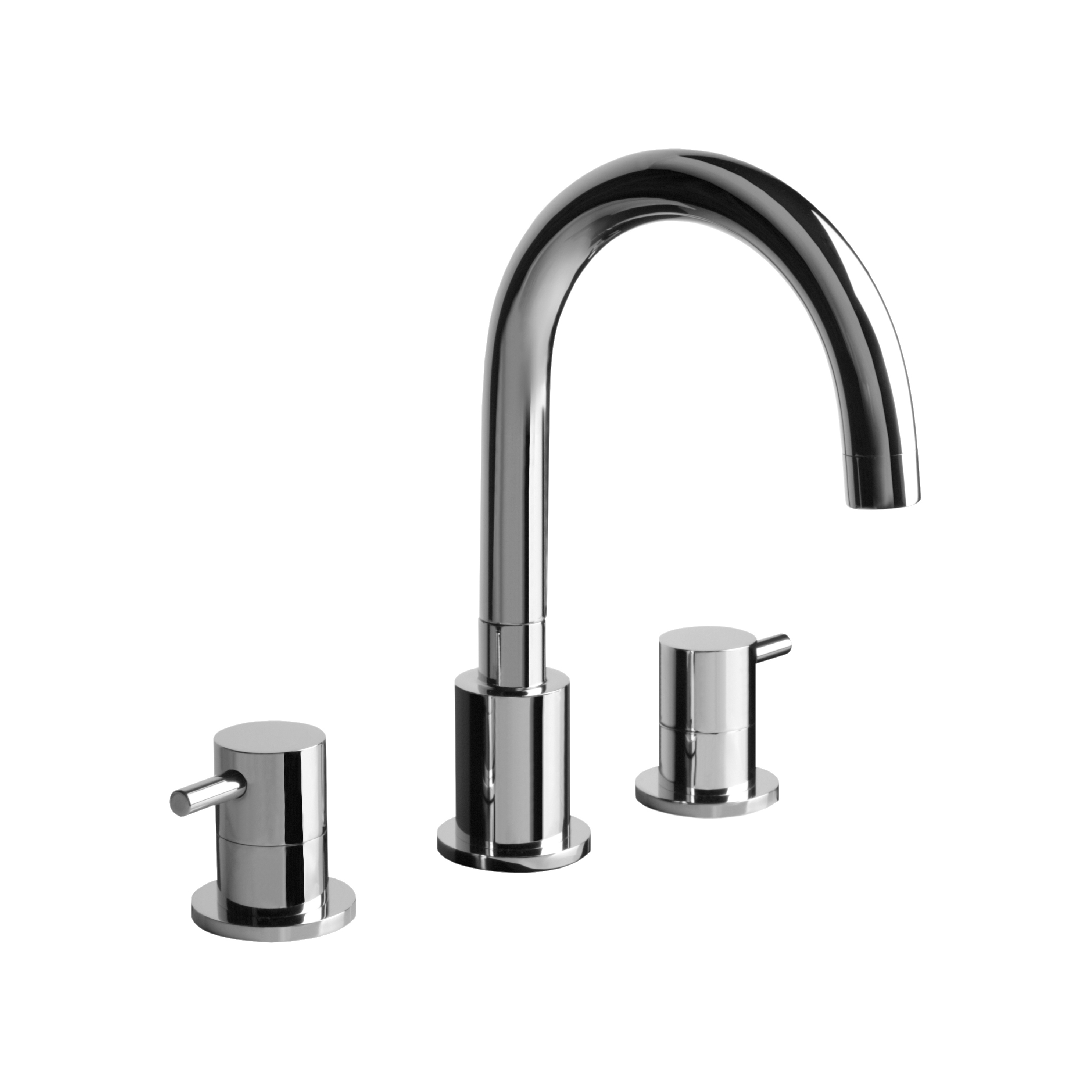 Display product M.E. 25 - Three-hole washbasin mixer from manufacturer Graff