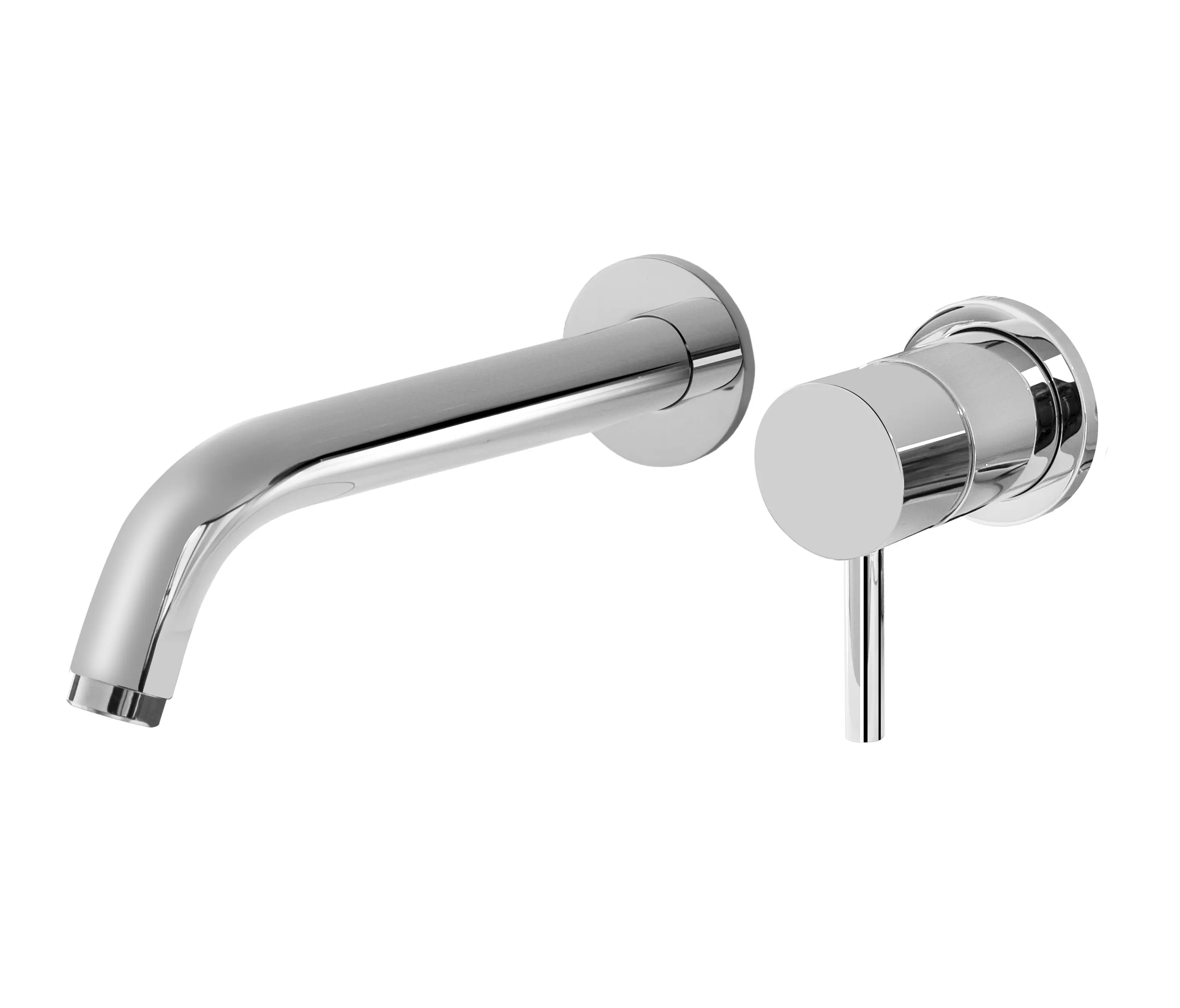 Graff - M.E. 25 - Wall-mounted basin mixer with 19cm spout - exposed parts