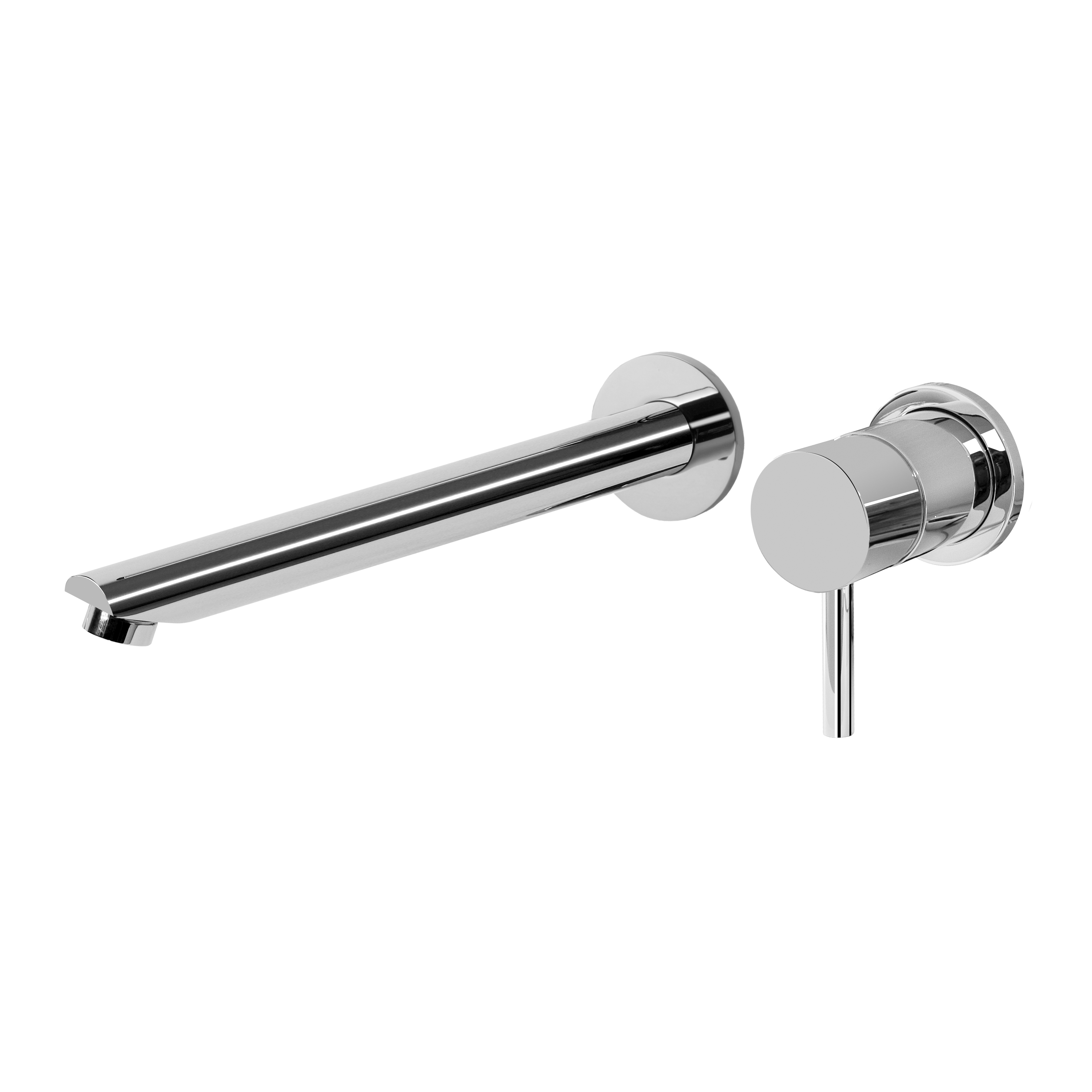 Display product M.E. 25 - Wall-mounted basin mixer with 23,5cm spout - exposed parts from manufacturer Graff