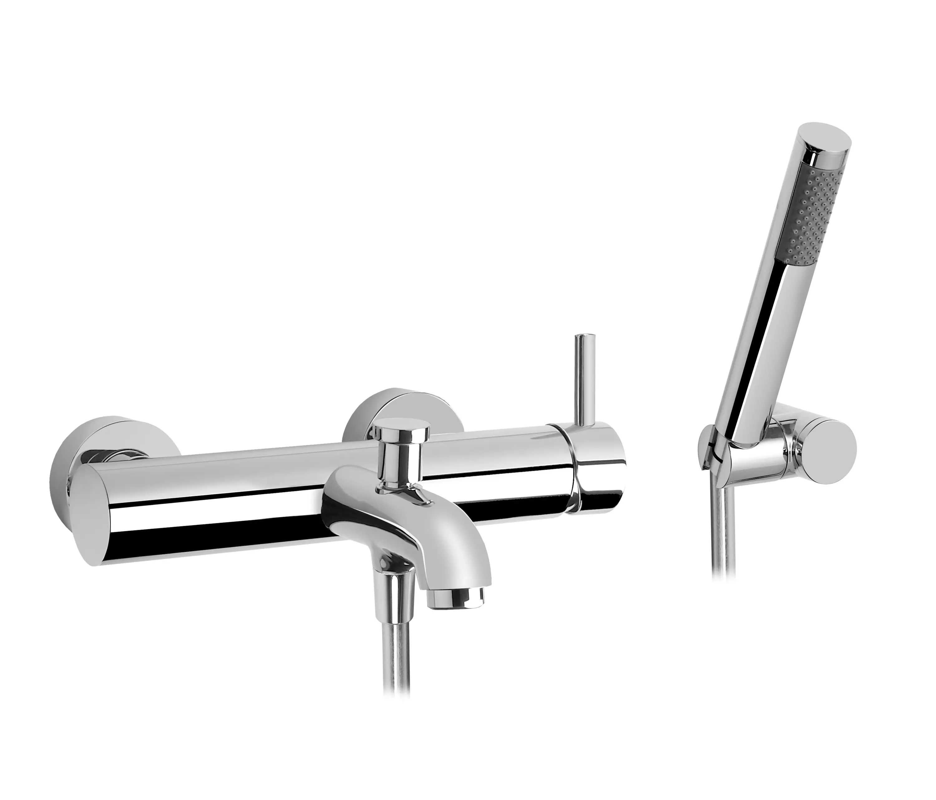 Graff - M.E. 25 - Wall-mounted bath & shower mixer with hand shower set