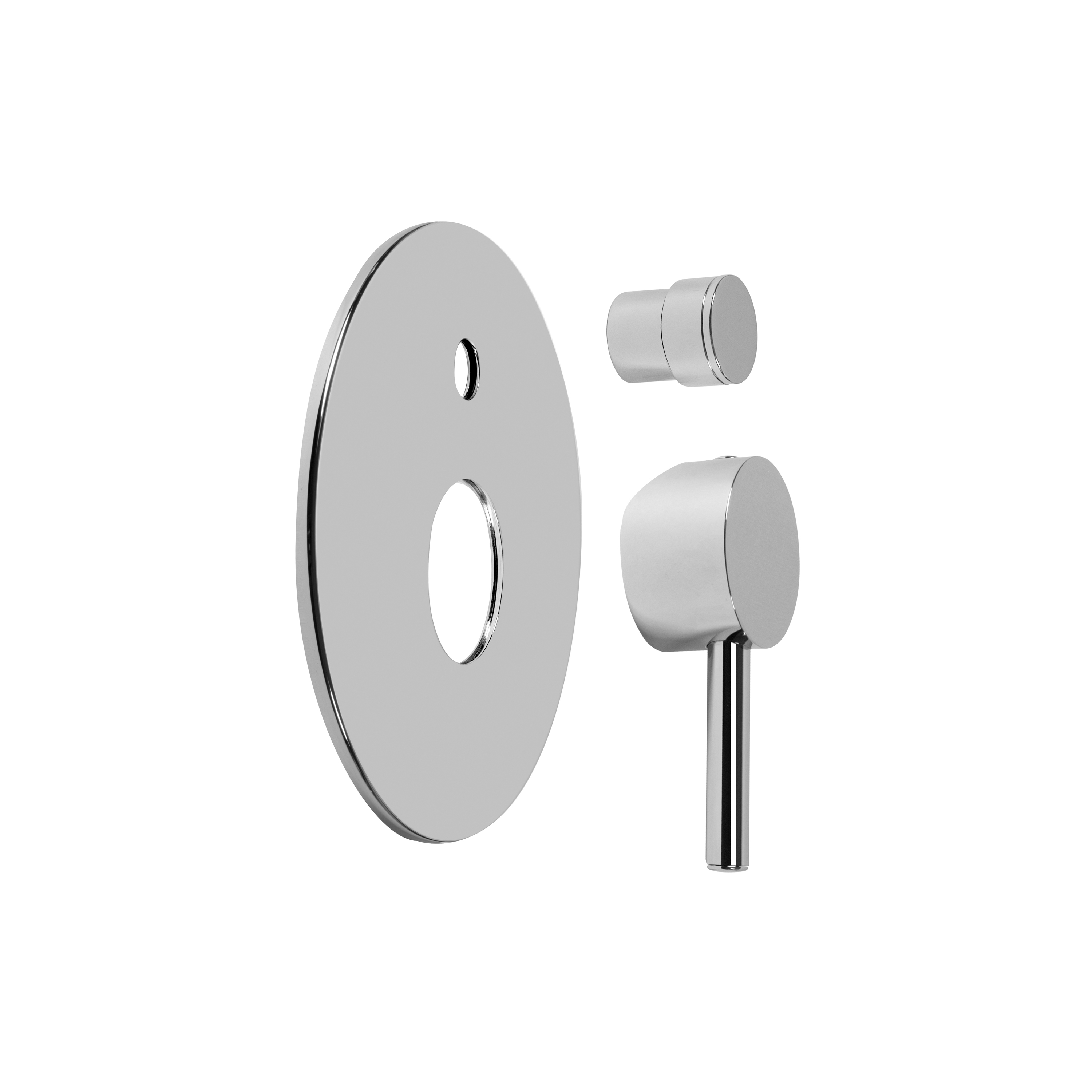 Display product M.E. 25 - Concealed shower mixer with diverter 1/2" - exposed parts from manufacturer Graff