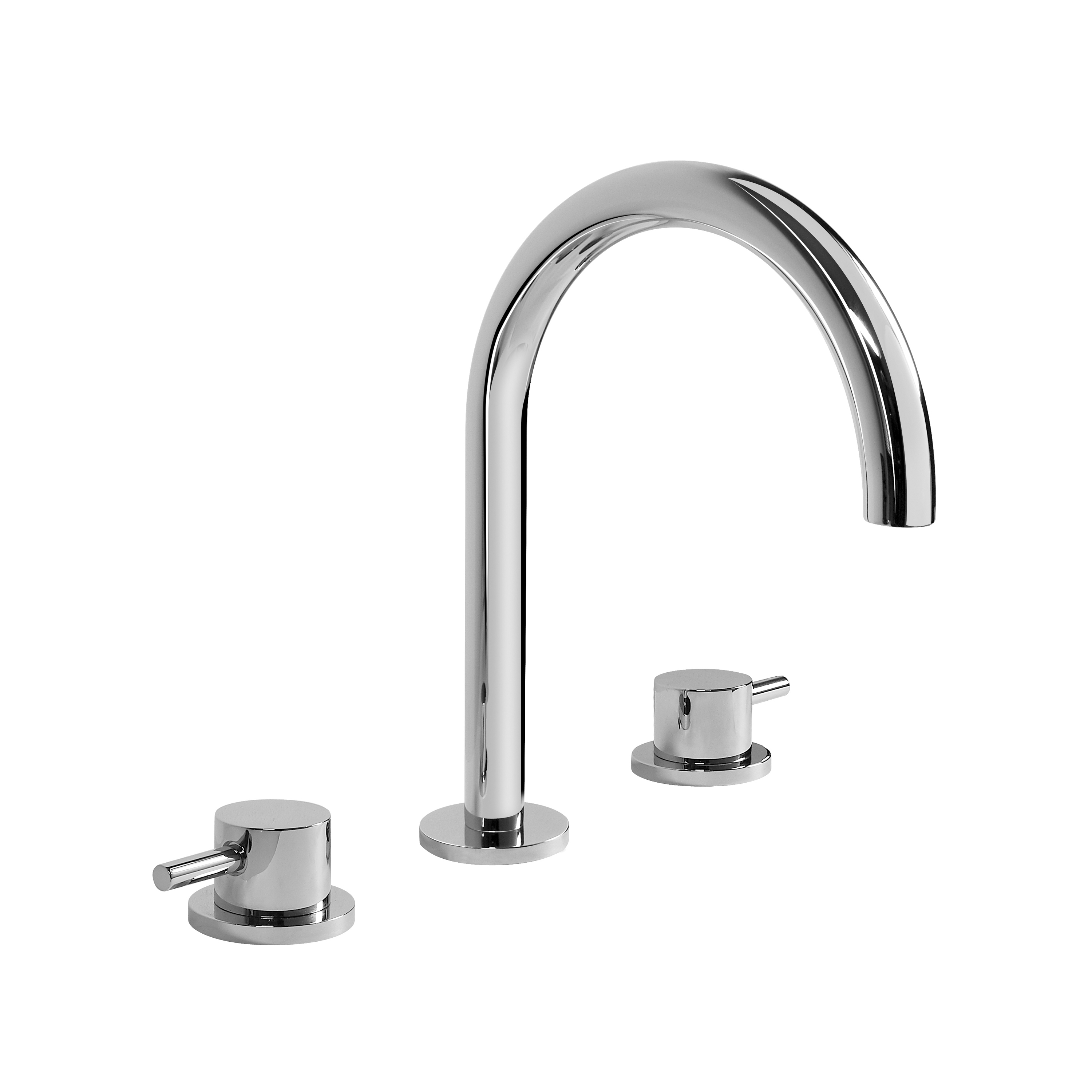 Display product M.E. 25 - Three-hole washbasin mixer from manufacturer Graff