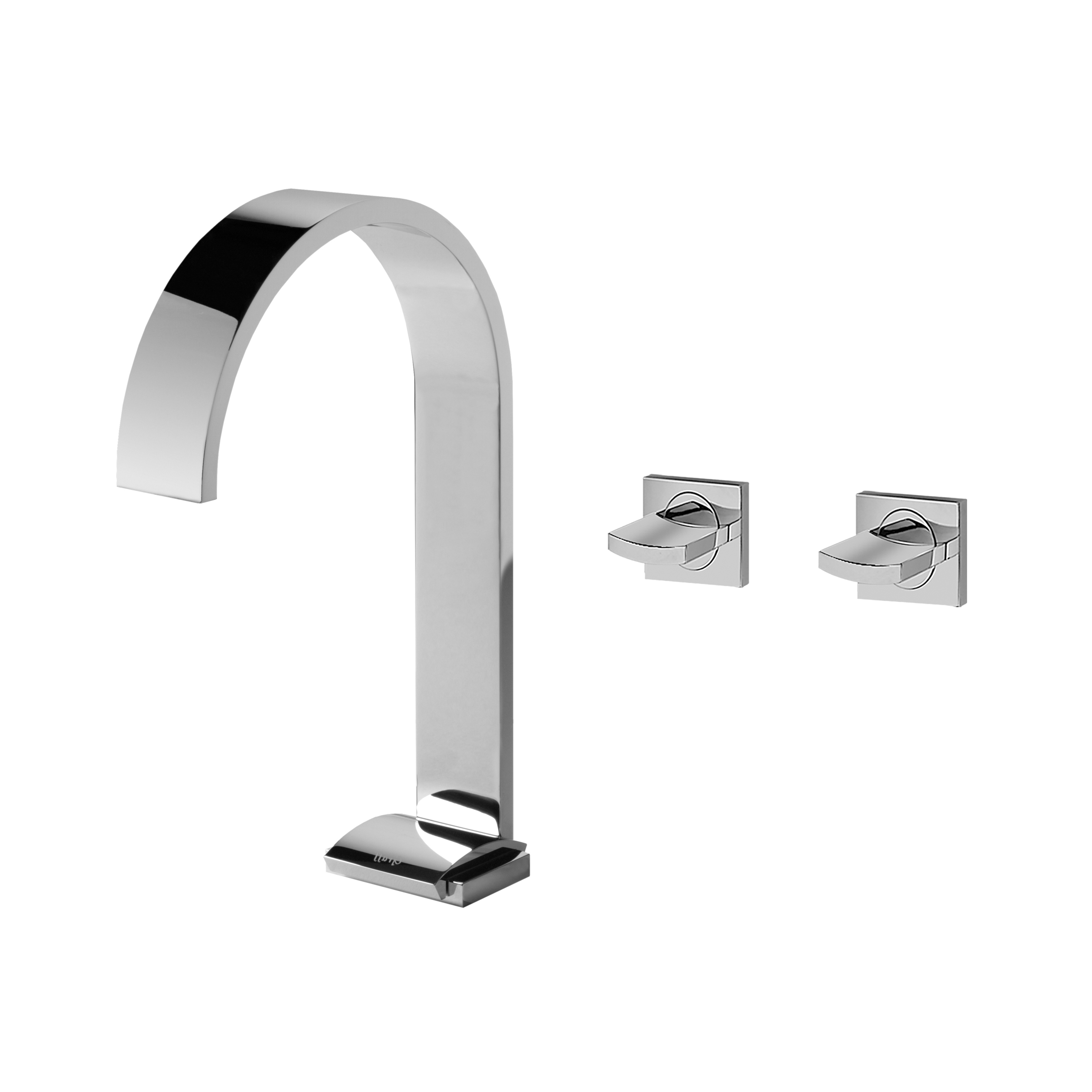 Afficher le produit Sade - Basin mixer with wall-mounted valves with 16,5cm spout-high du fabricant Graff