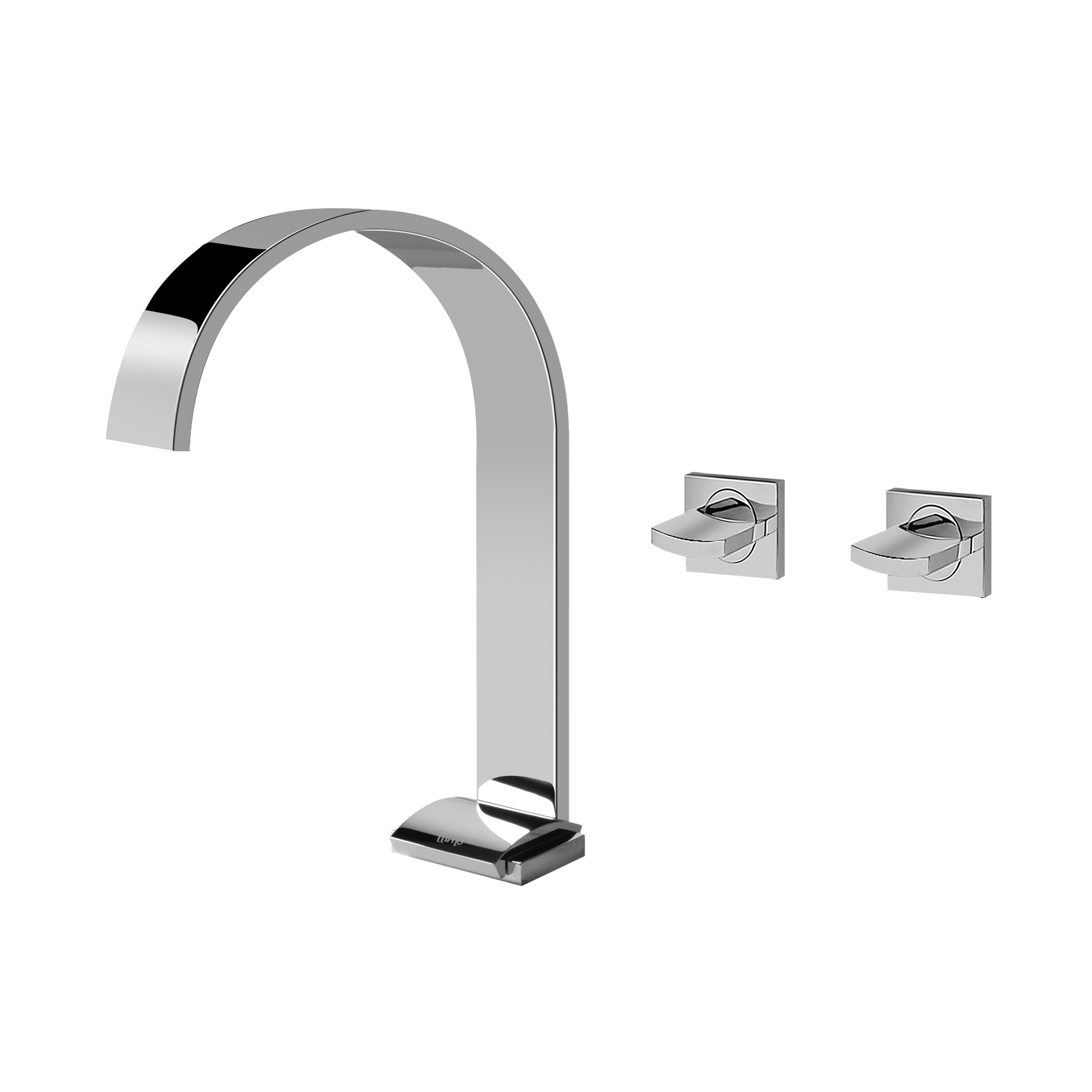 Mostra il prodotto Sade - Basin mixer with wall-mounted valves with 19 cm spout-high del produttore Graff