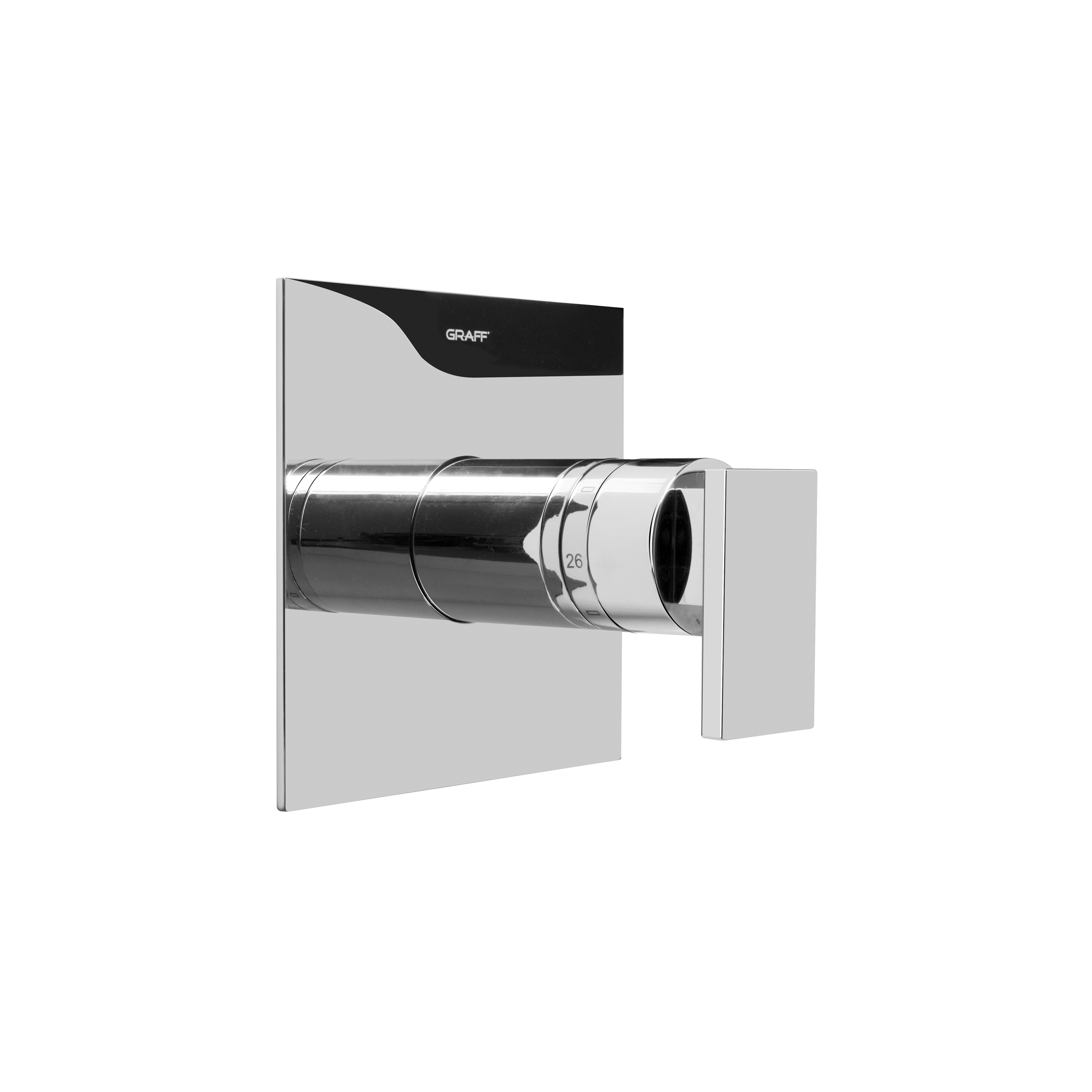 Afficher le produit Solar - 1/2" concealed thermostatic valve - exposed parts du fabricant Graff