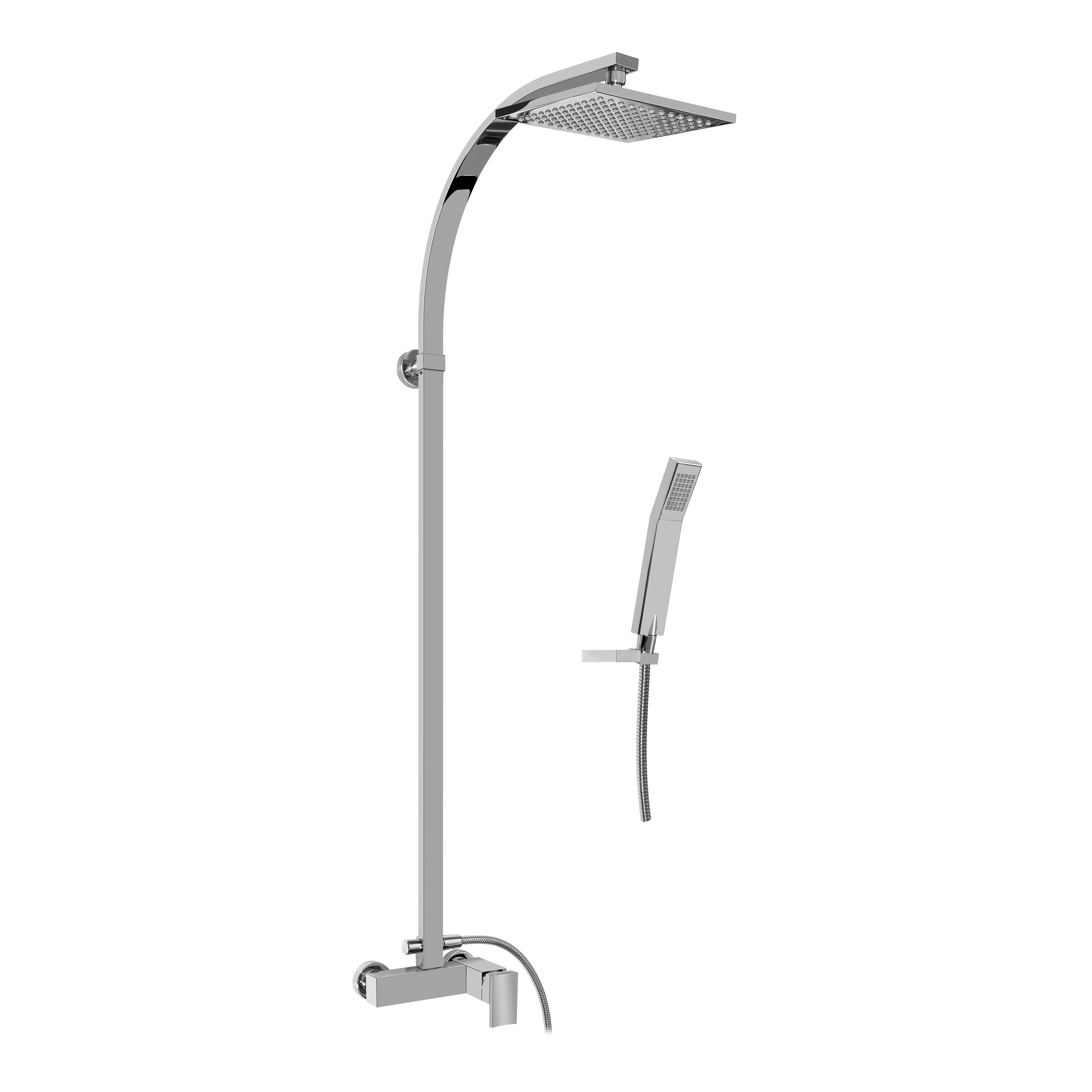 Produkt Targa - Wall-mounted shower system with handshower and showerhead des Herstellers Graff anzeigen