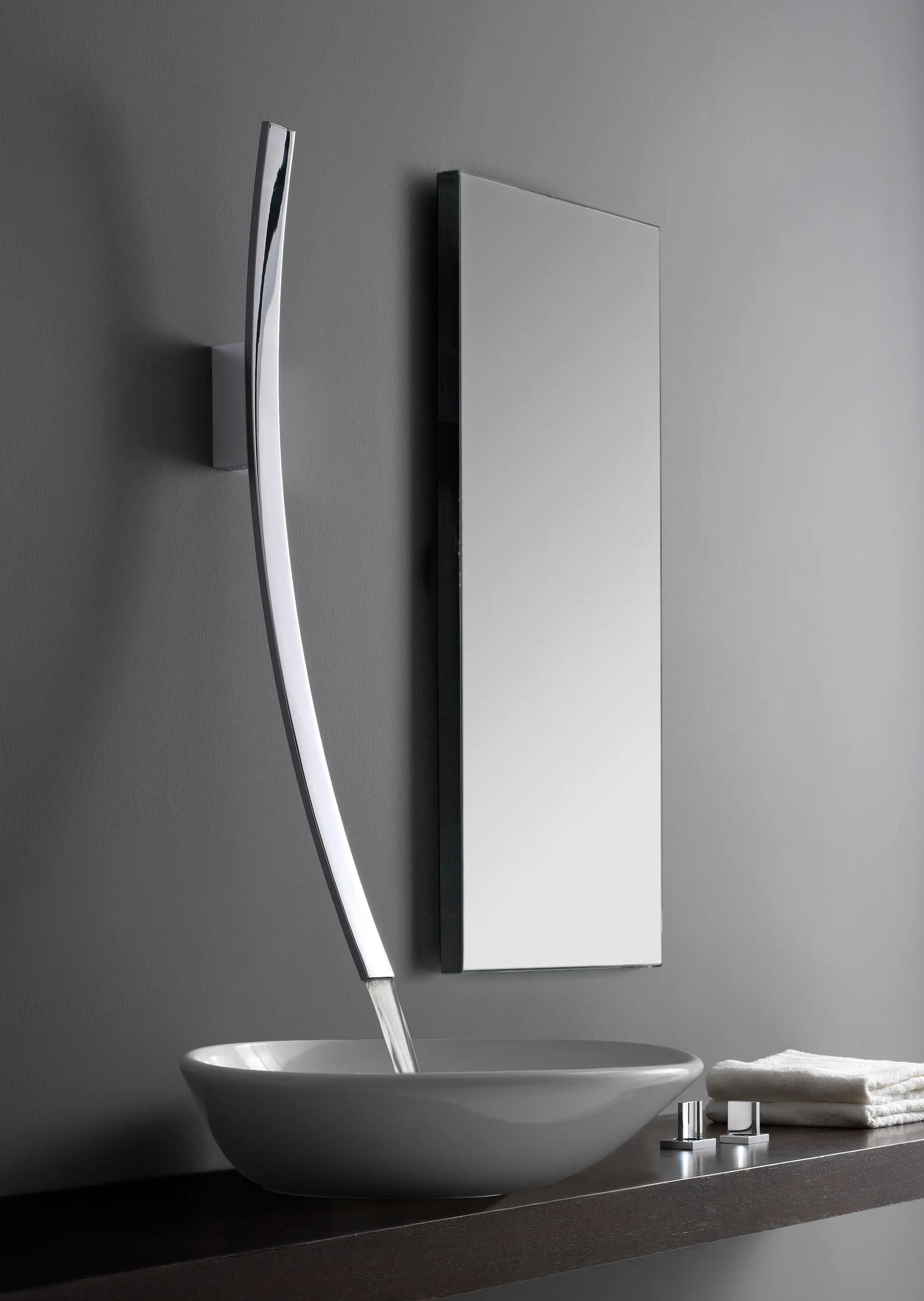 Graff - Luna - Wall-mounted washbasin spout
