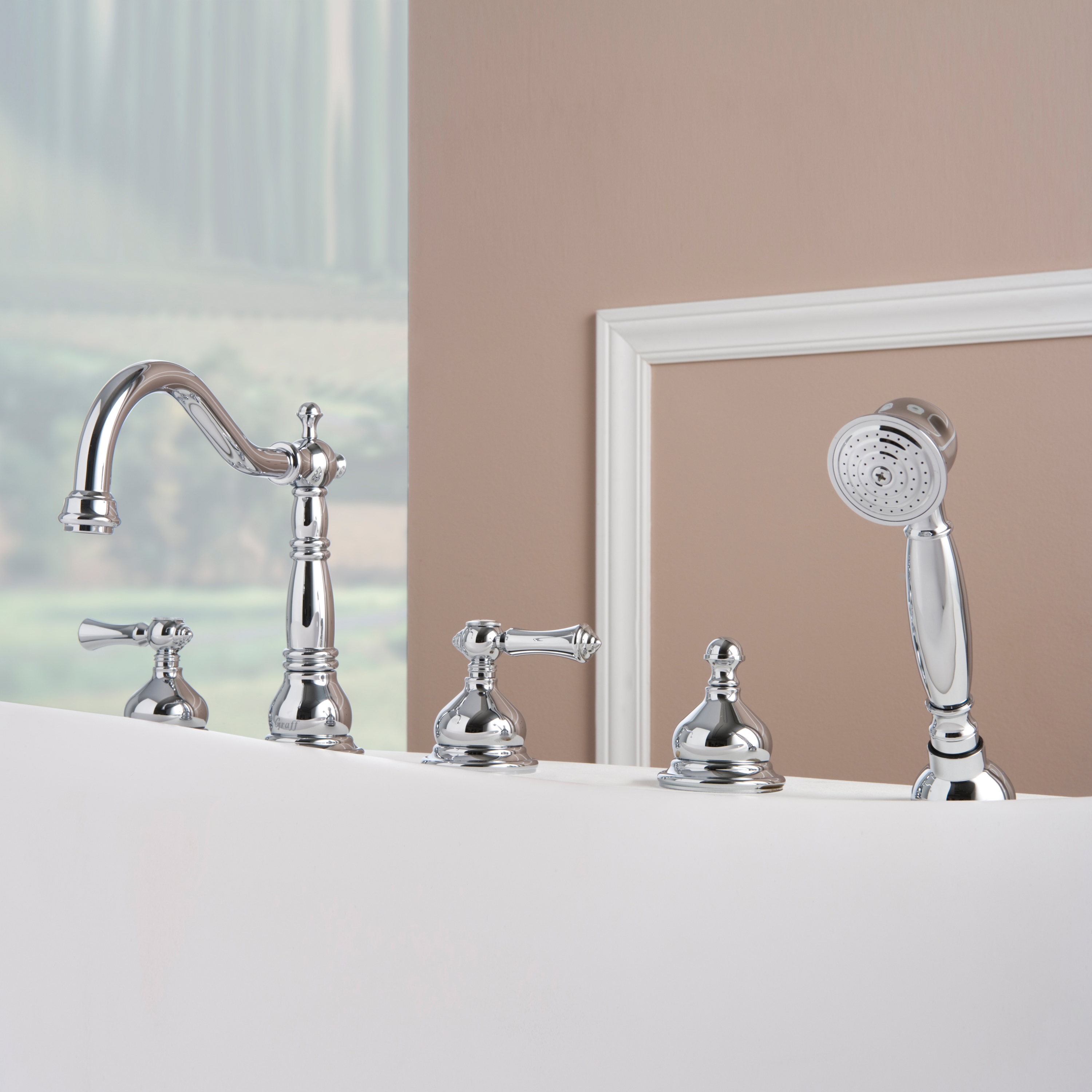 Produkt Canterbury - Deck-mounted bathtub mixer set des Herstellers Graff anzeigen