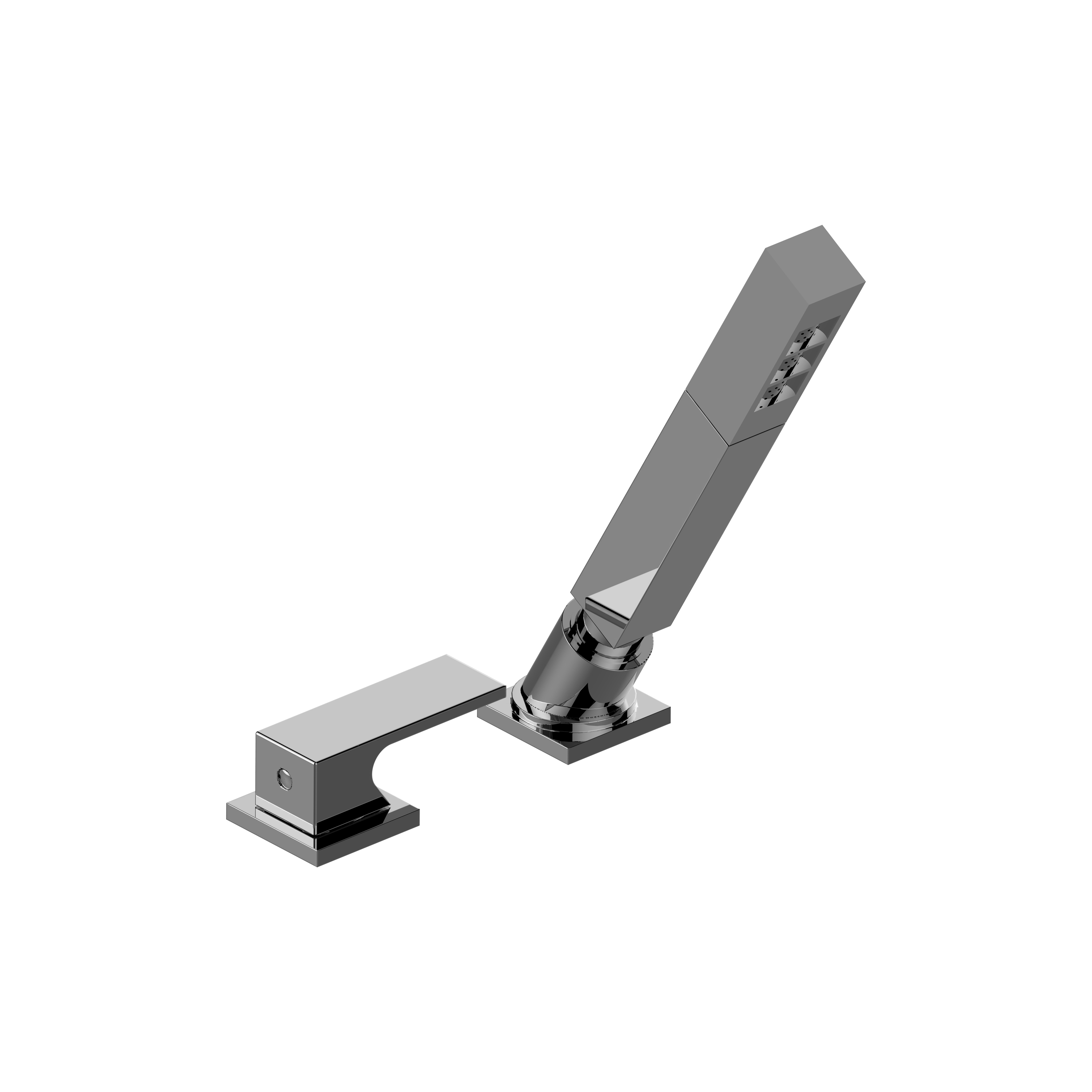 Produkt Incanto - Square Handshower w/Wall Bracket and Integrated Wall Supply Elbow des Herstellers Graff anzeigen