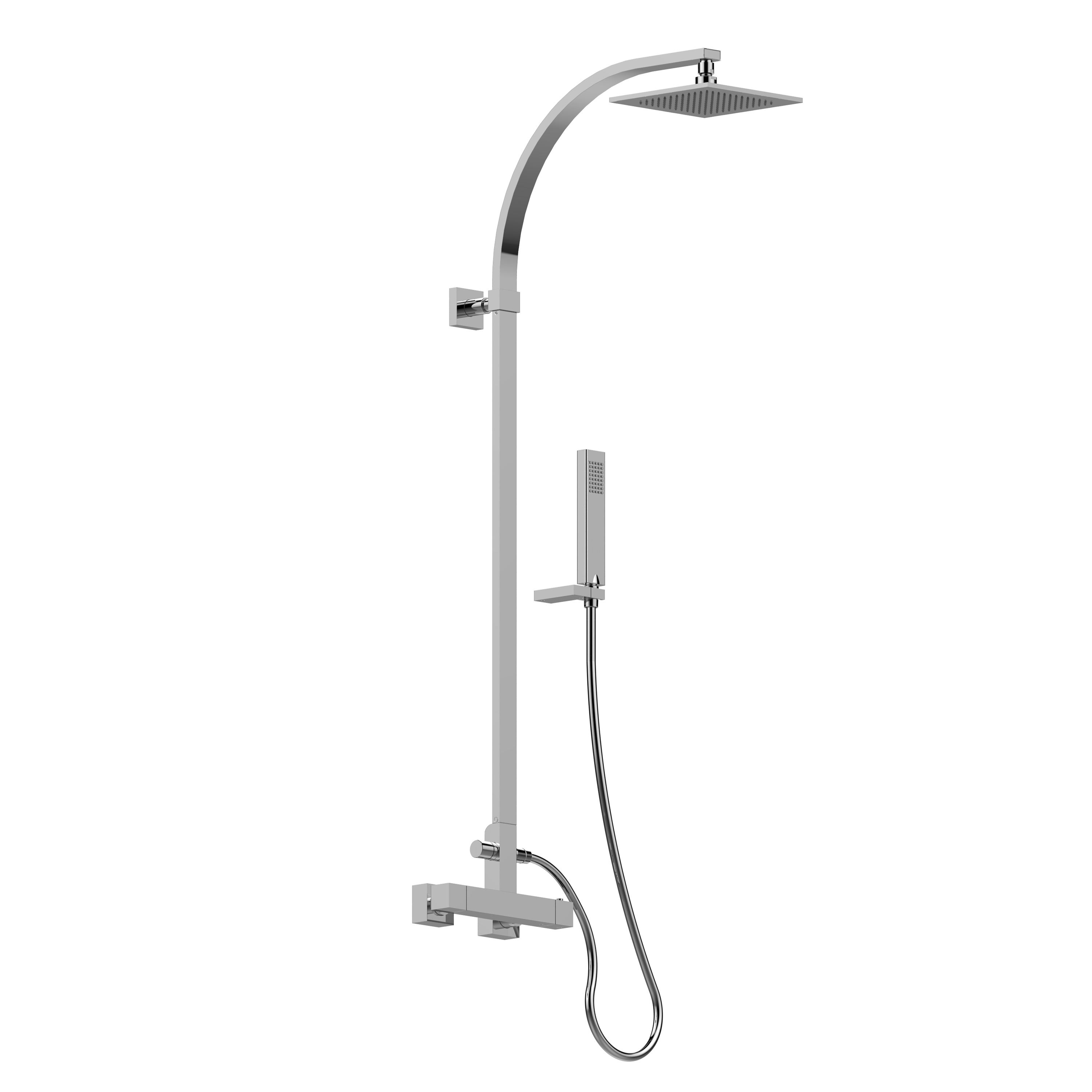 Mostra il prodotto Incanto - Wall mounted square thermostatic shower column del produttore Graff