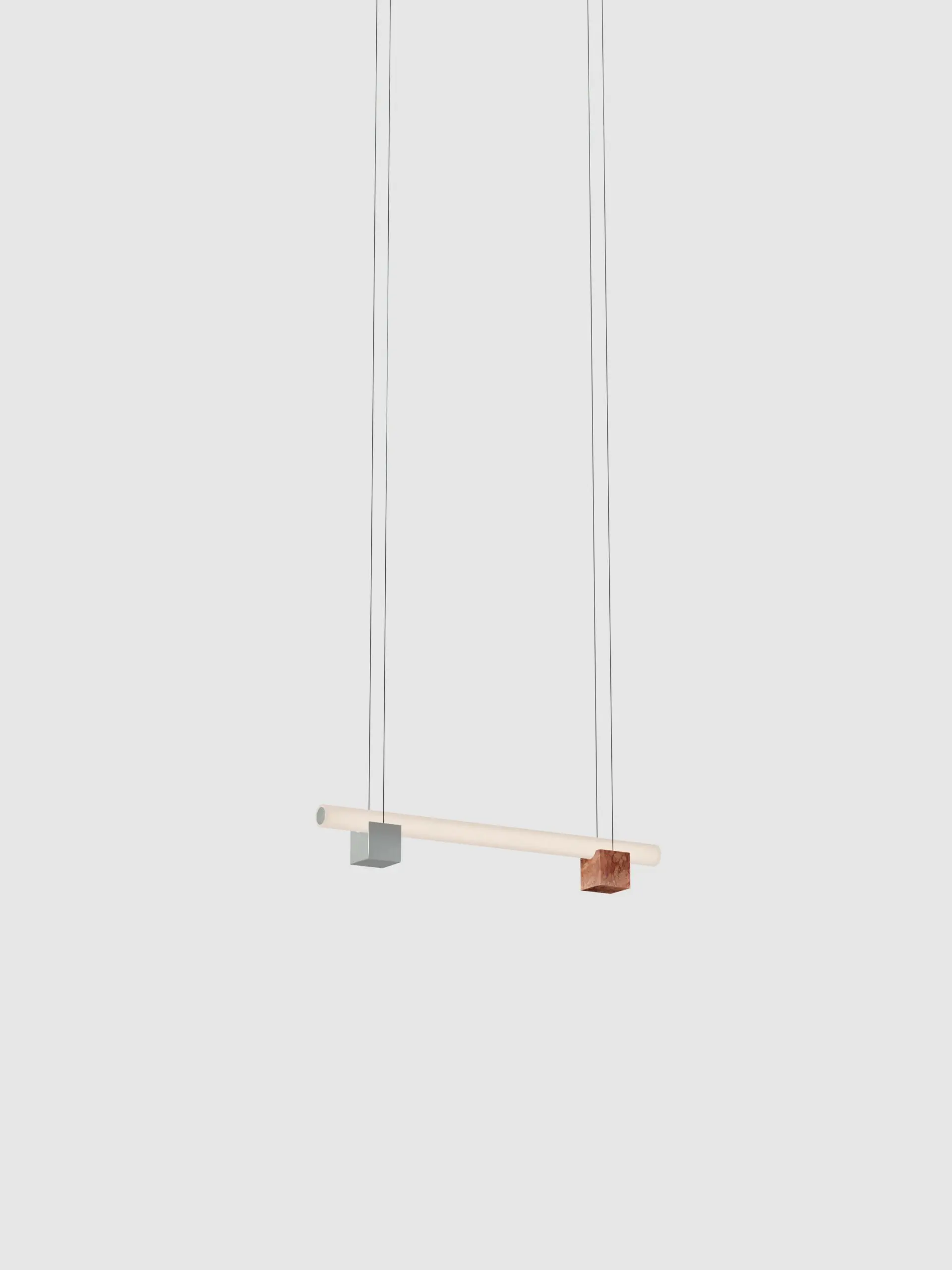 Lambert et Fils - Isle 01A - P3 - Polished aluminium + Red Negrais
