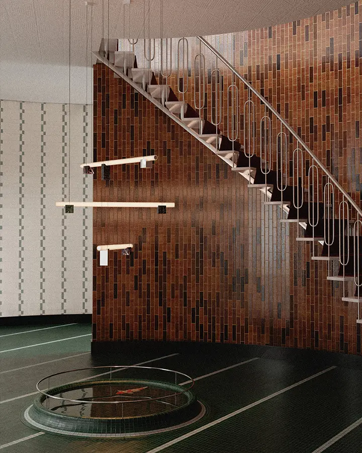 Lambert et Fils - Isle 01B - P1 - Aluminium poli + Noir Marquina