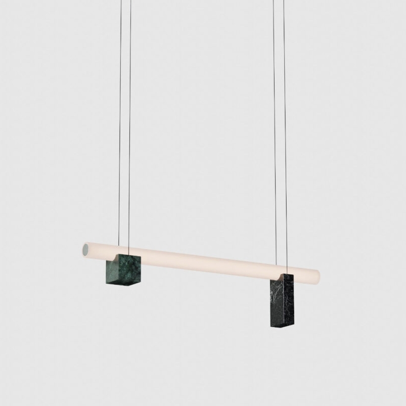 Isle 01B - P3 - Black Marquina + Guatemala Green