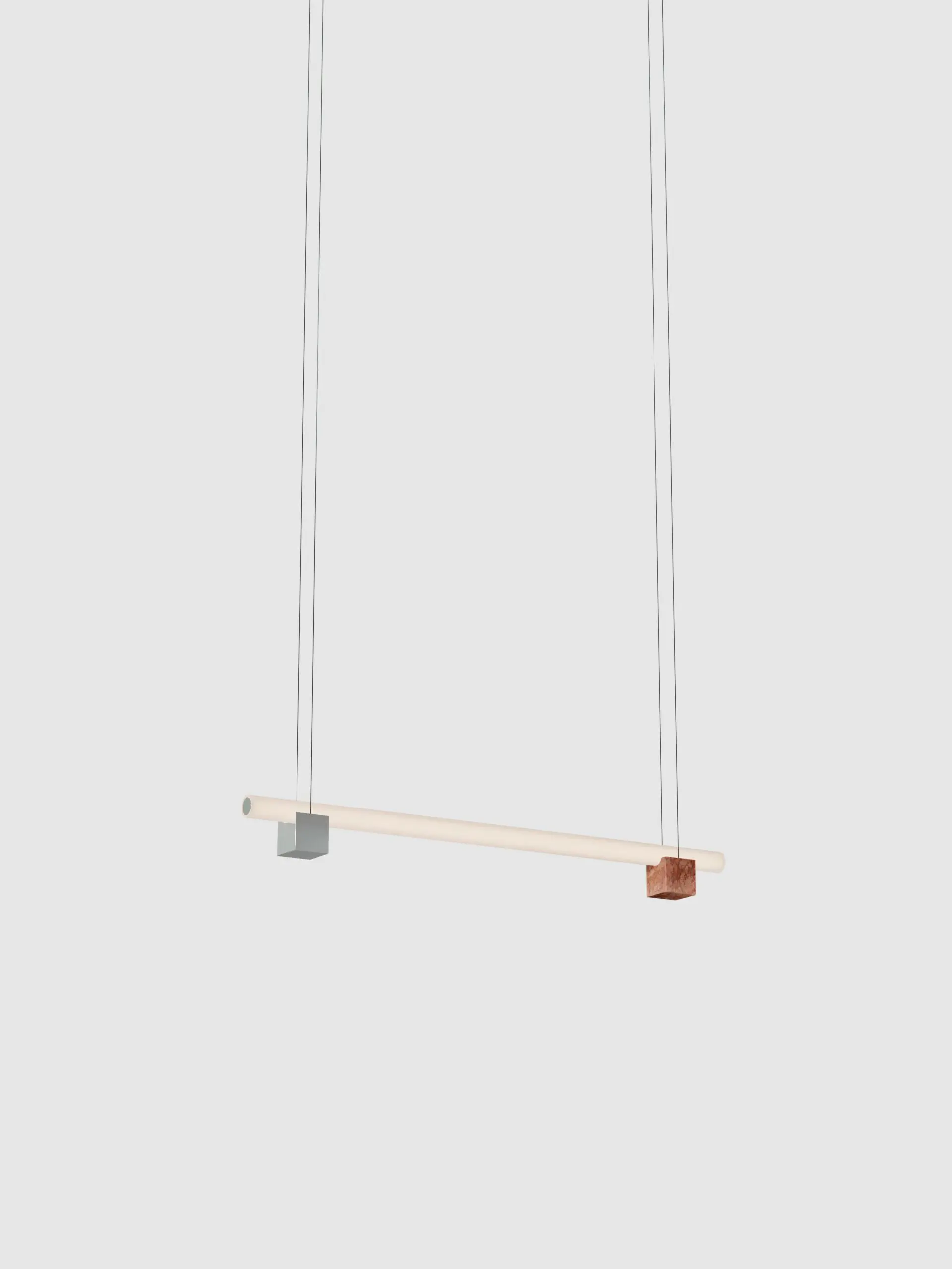Lambert et Fils - Isle 02A - P3 - Polished aluminium + Red Negrais