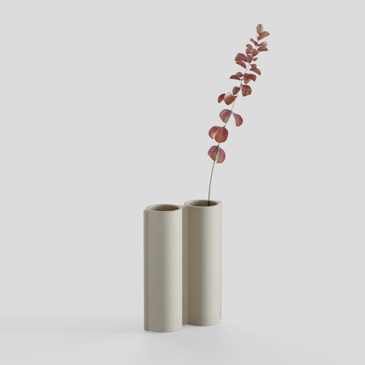 Silo Vase 2VJ - Beige