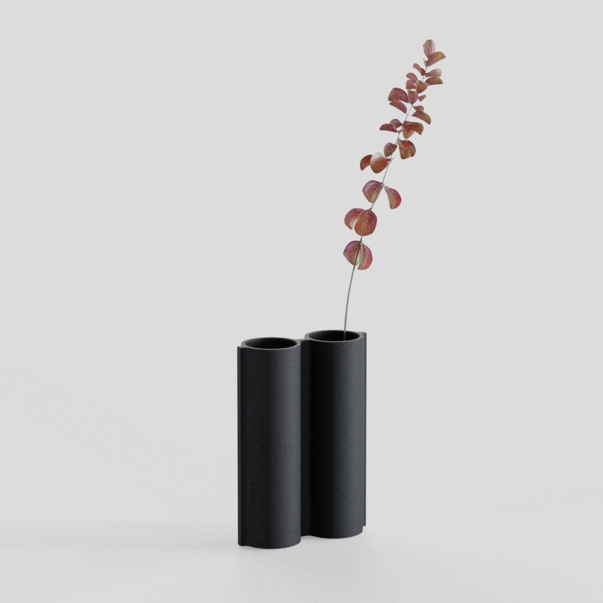 Mostrar el producto Silo Vase 2VJ - Black del fabricante Lambert et Fils