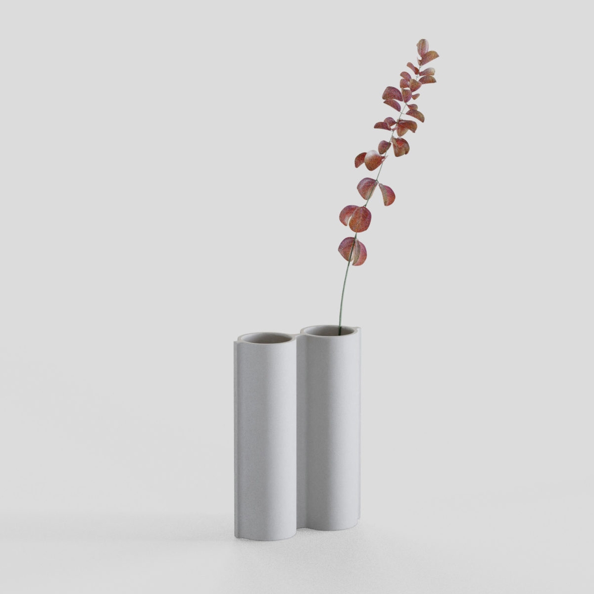 Silo Vase 2VJ - White