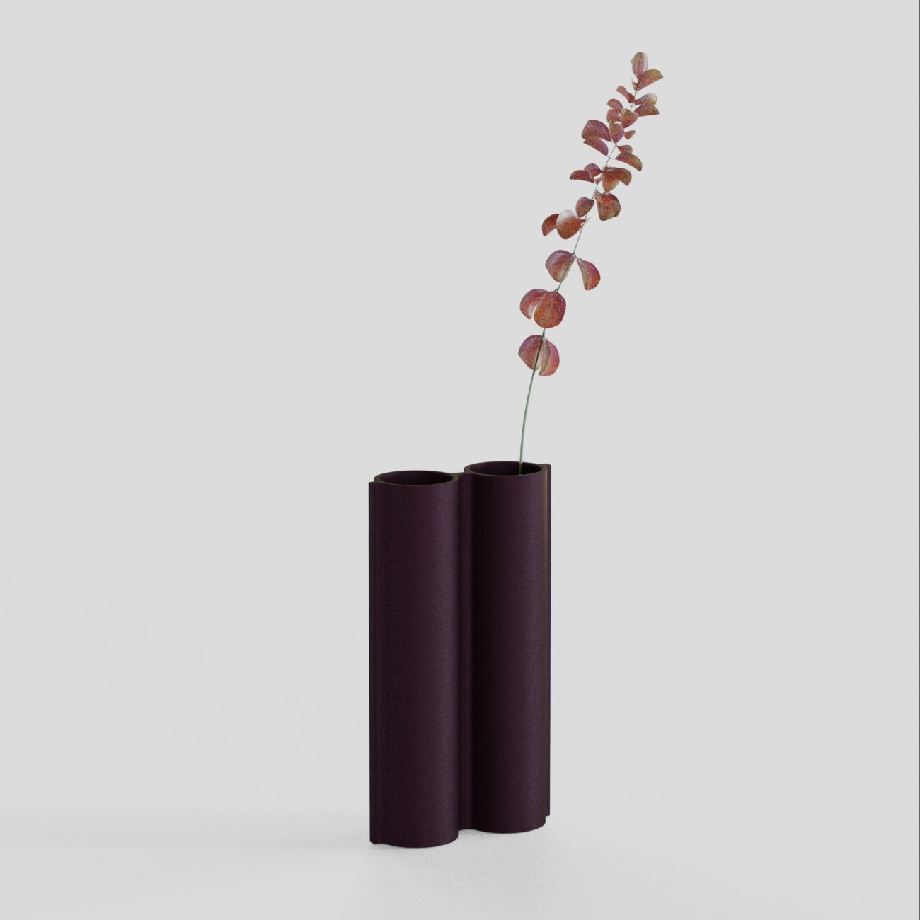 Silo Vase 2VK - Aubergine