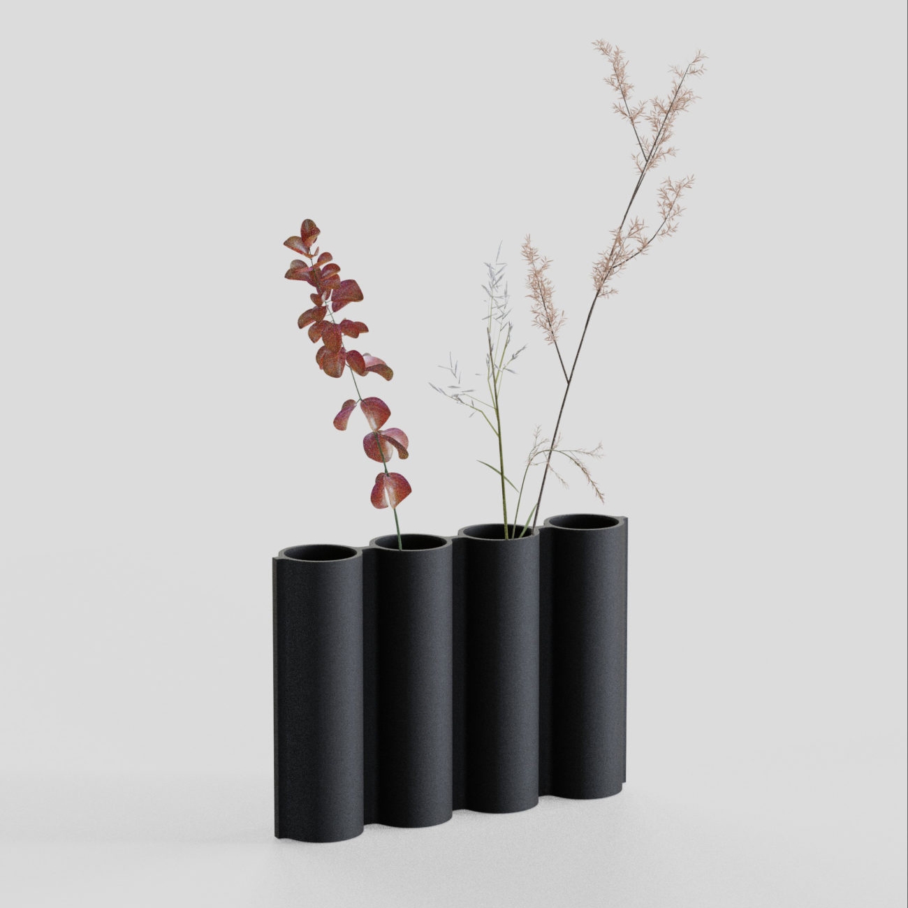 Silo Vase 4VJ - Black