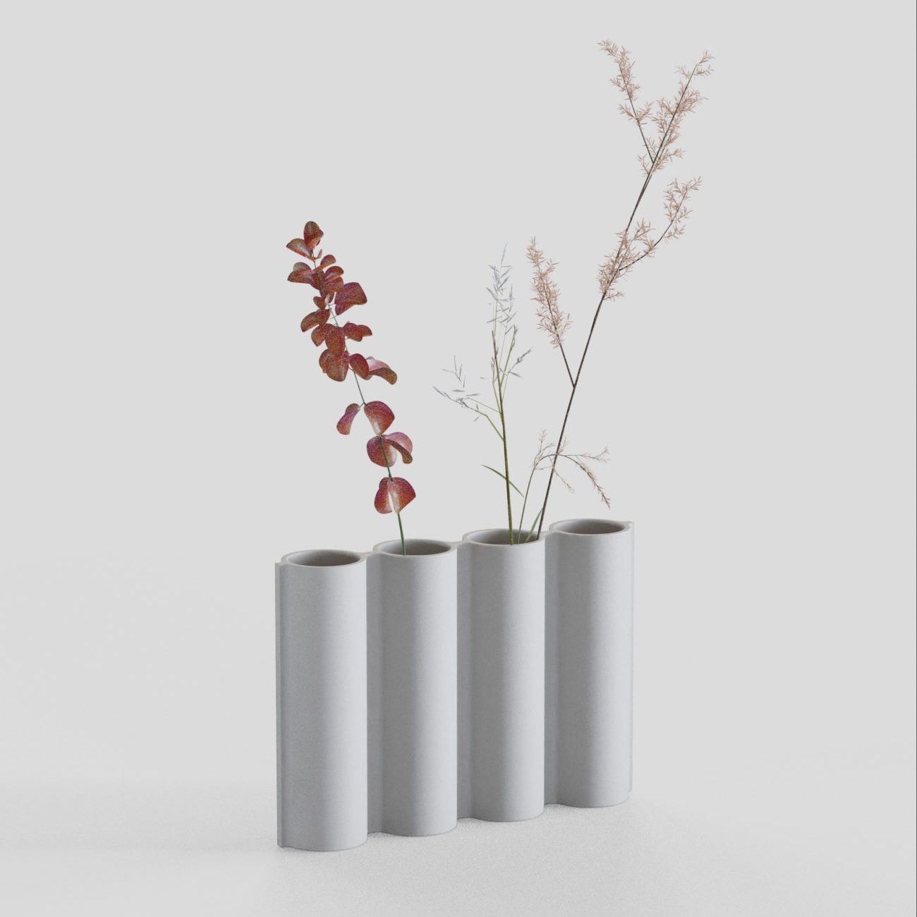 Silo Vase 4VJ - White