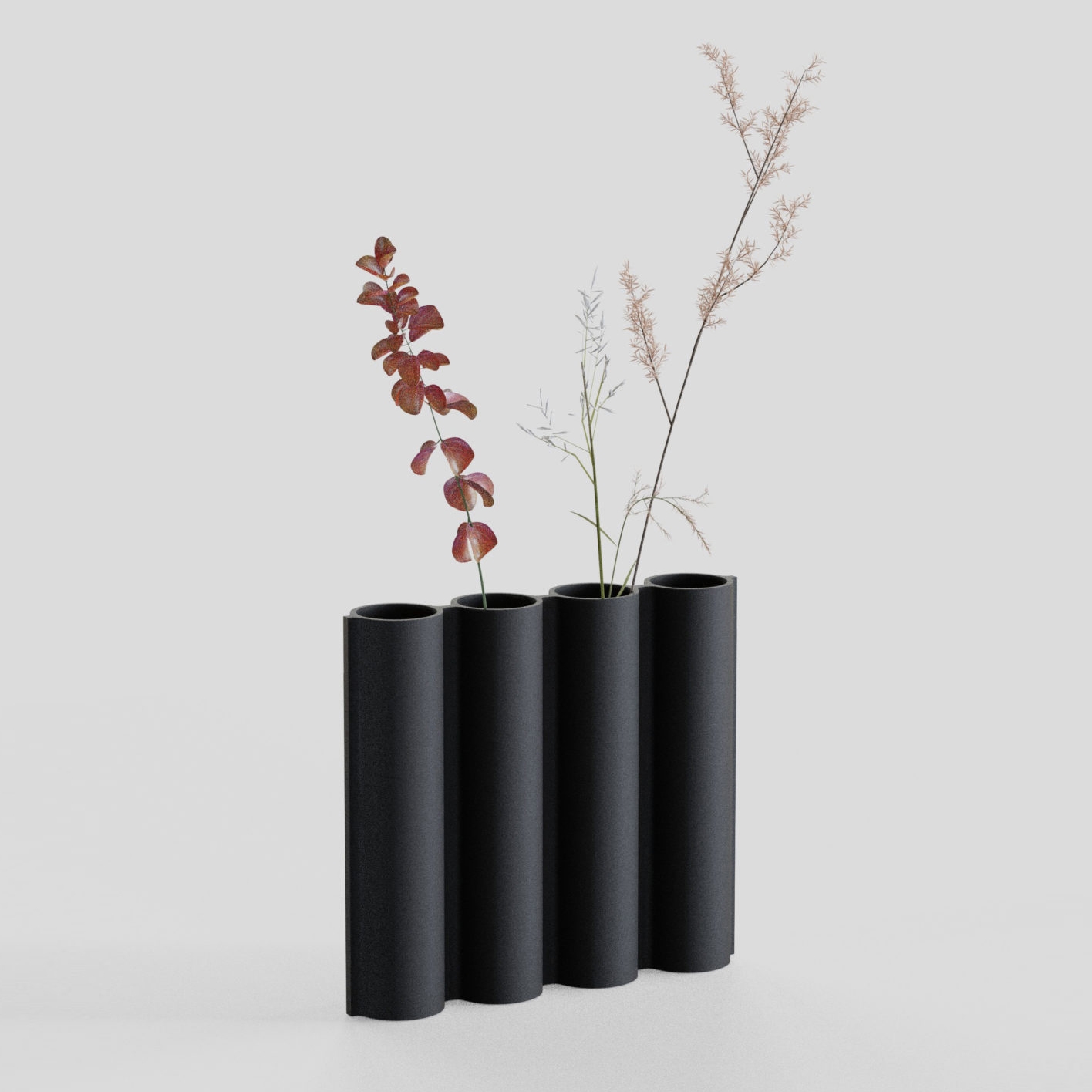 Silo Vase 4VK - Black