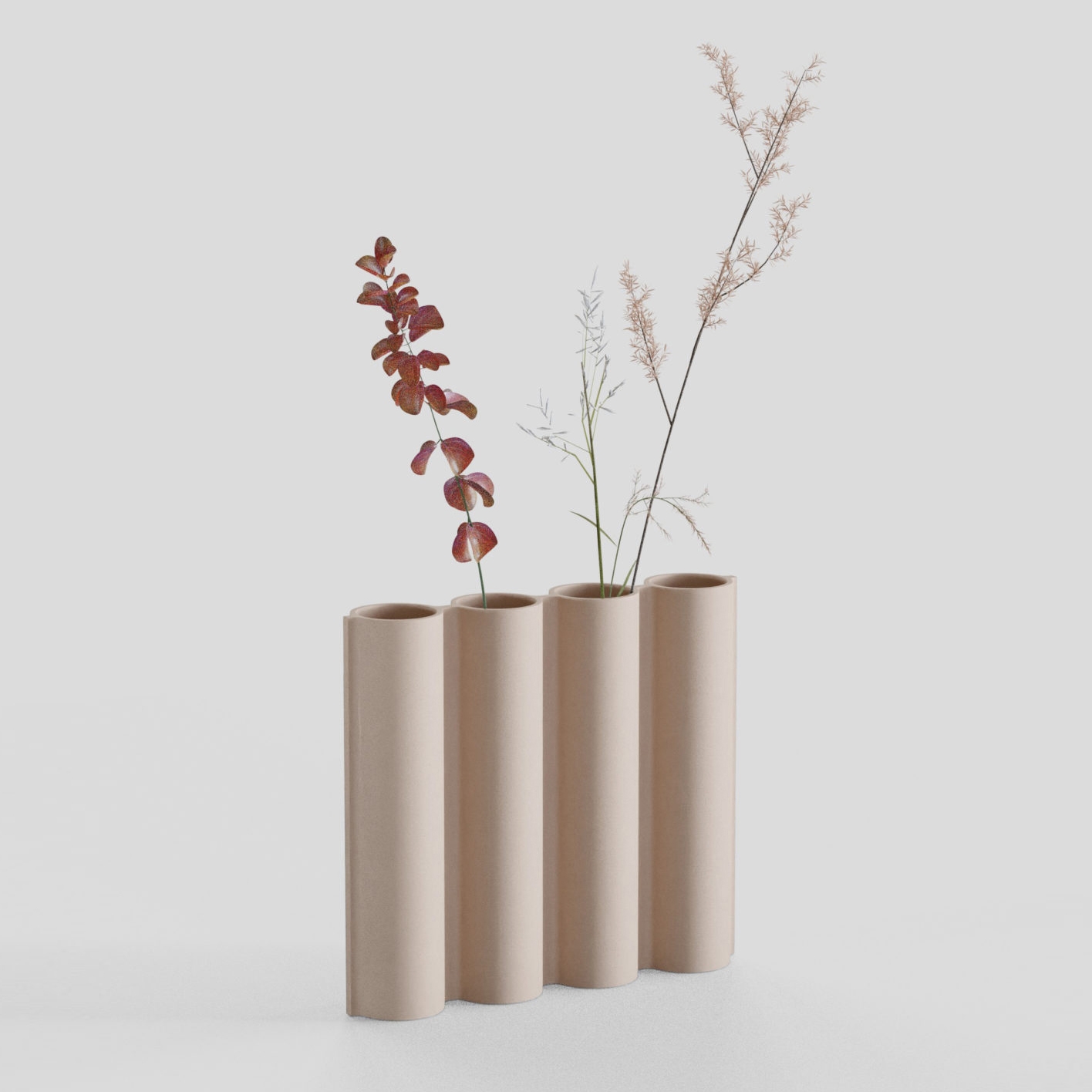 Vertoon produk Silo Vase 4VK - Dusty Pink van vervaardiger Lambert et Fils