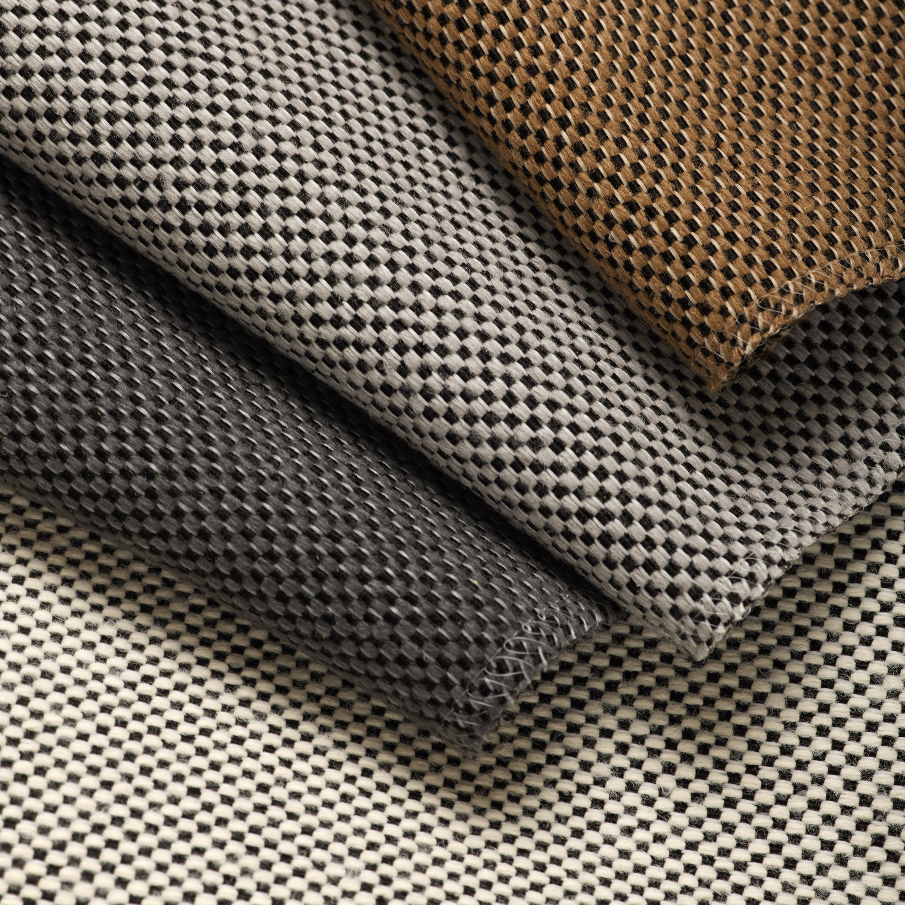 Display product Outdoor Check Through HBF Textiles from manufacturer Bella-Dura® Fabrics