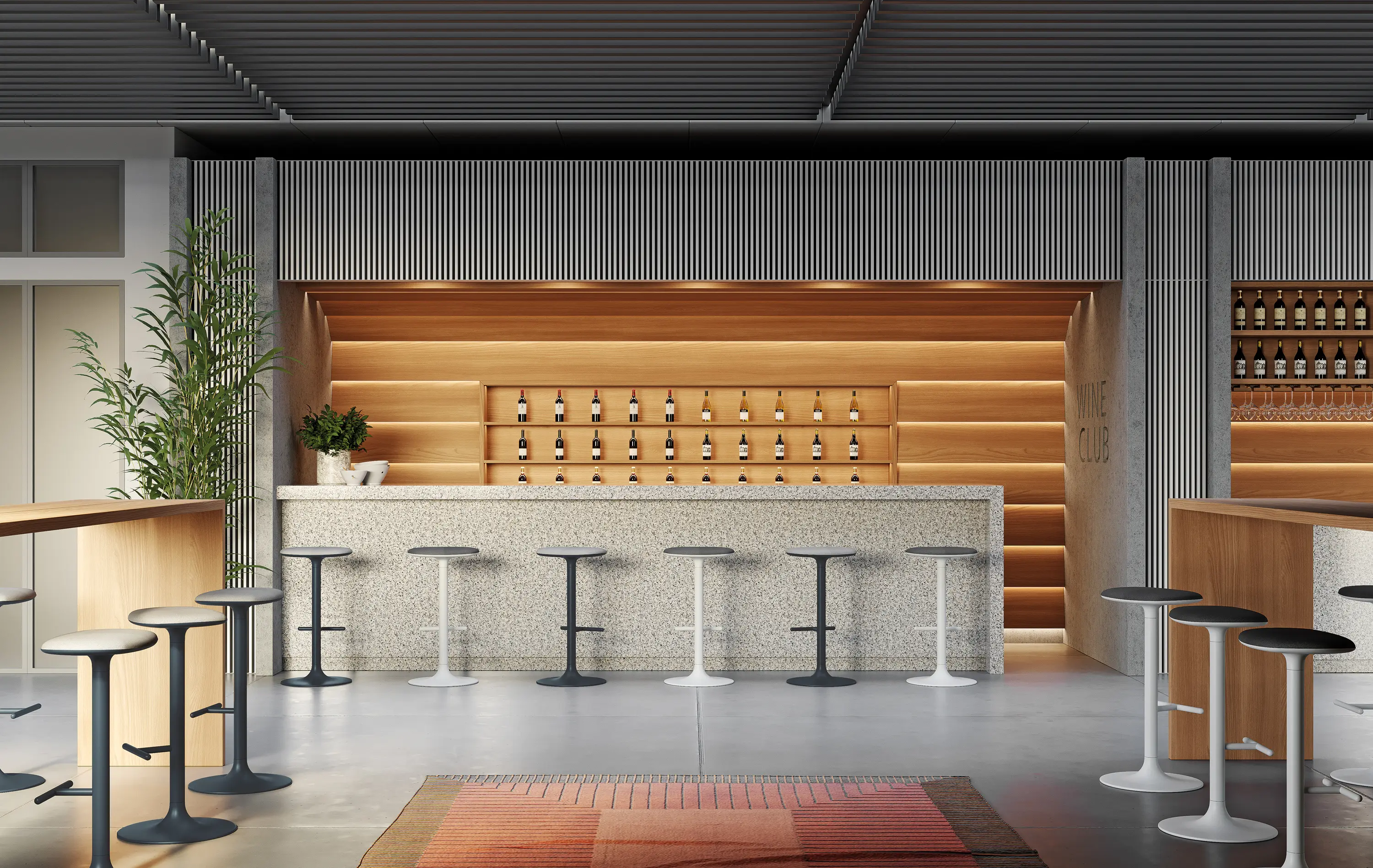Infiniti - Flink Wood Kitchen Stool