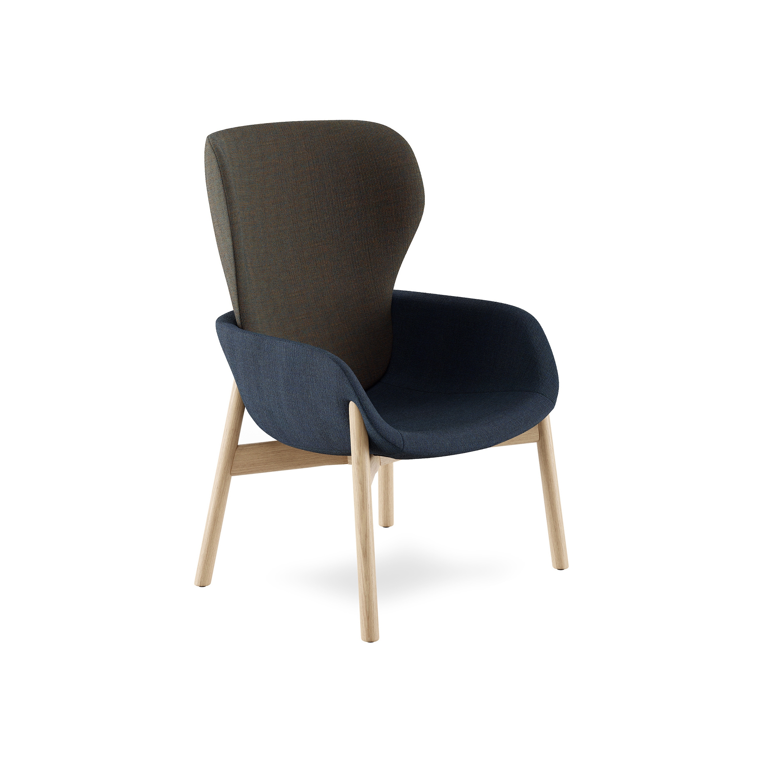 Peb wooden legs high back