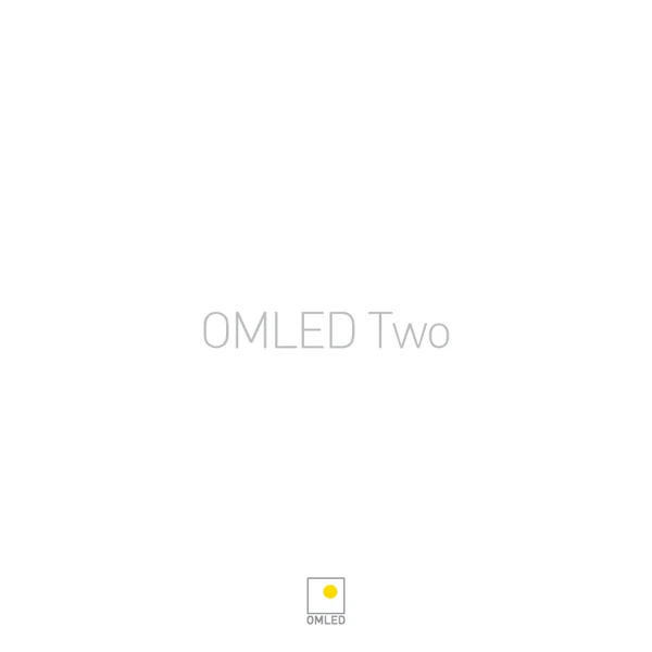 Preview image for the file OMLED Two Brochure
