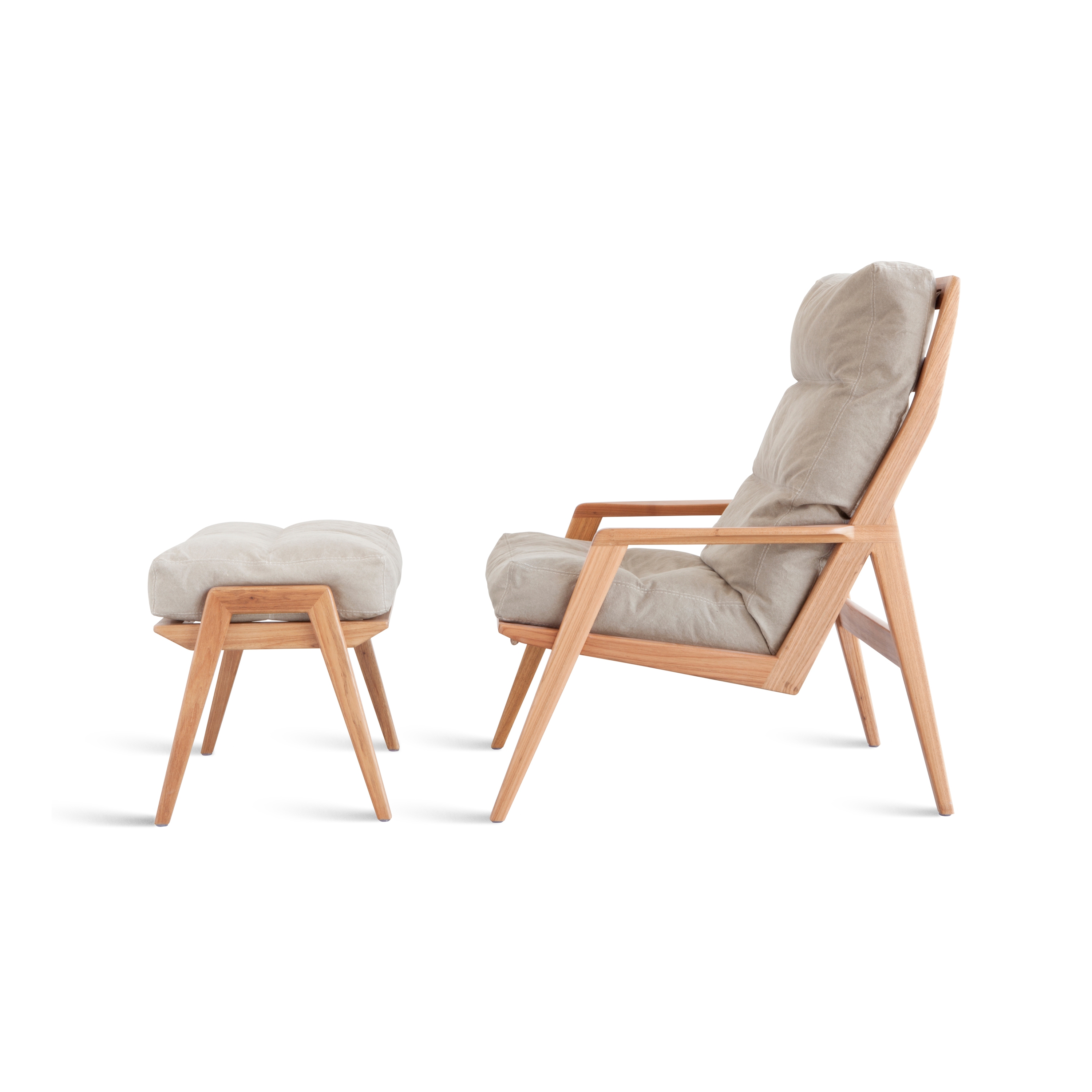 Afficher le produit Ana Lounge Chair / Footstool du fabricant Sossego