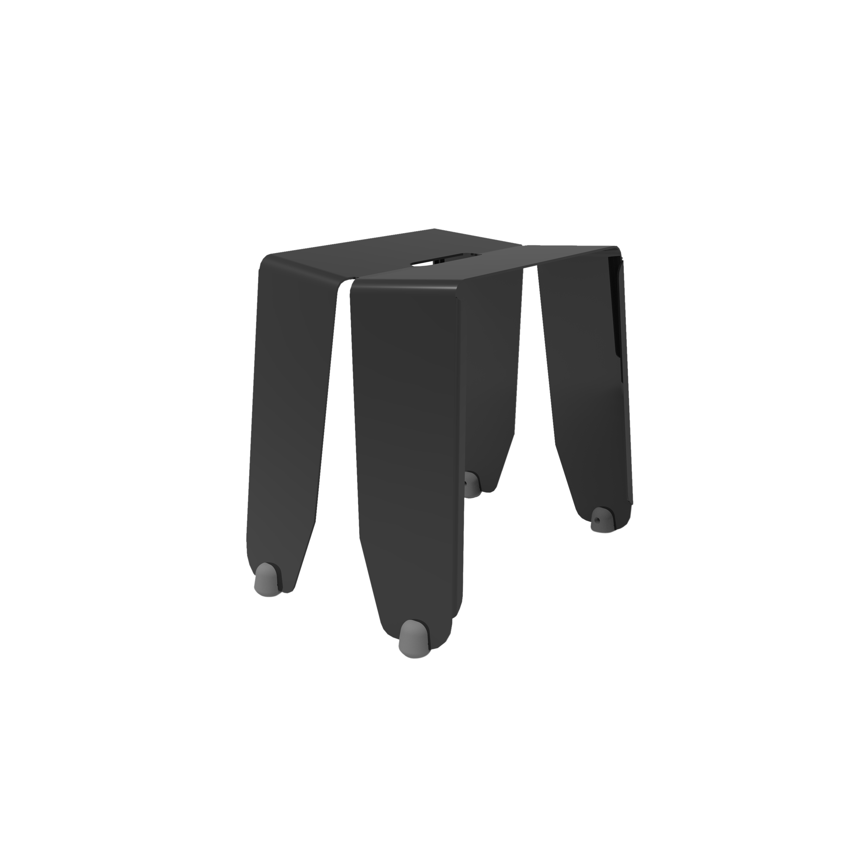 Brainwash | Stool Satin Black