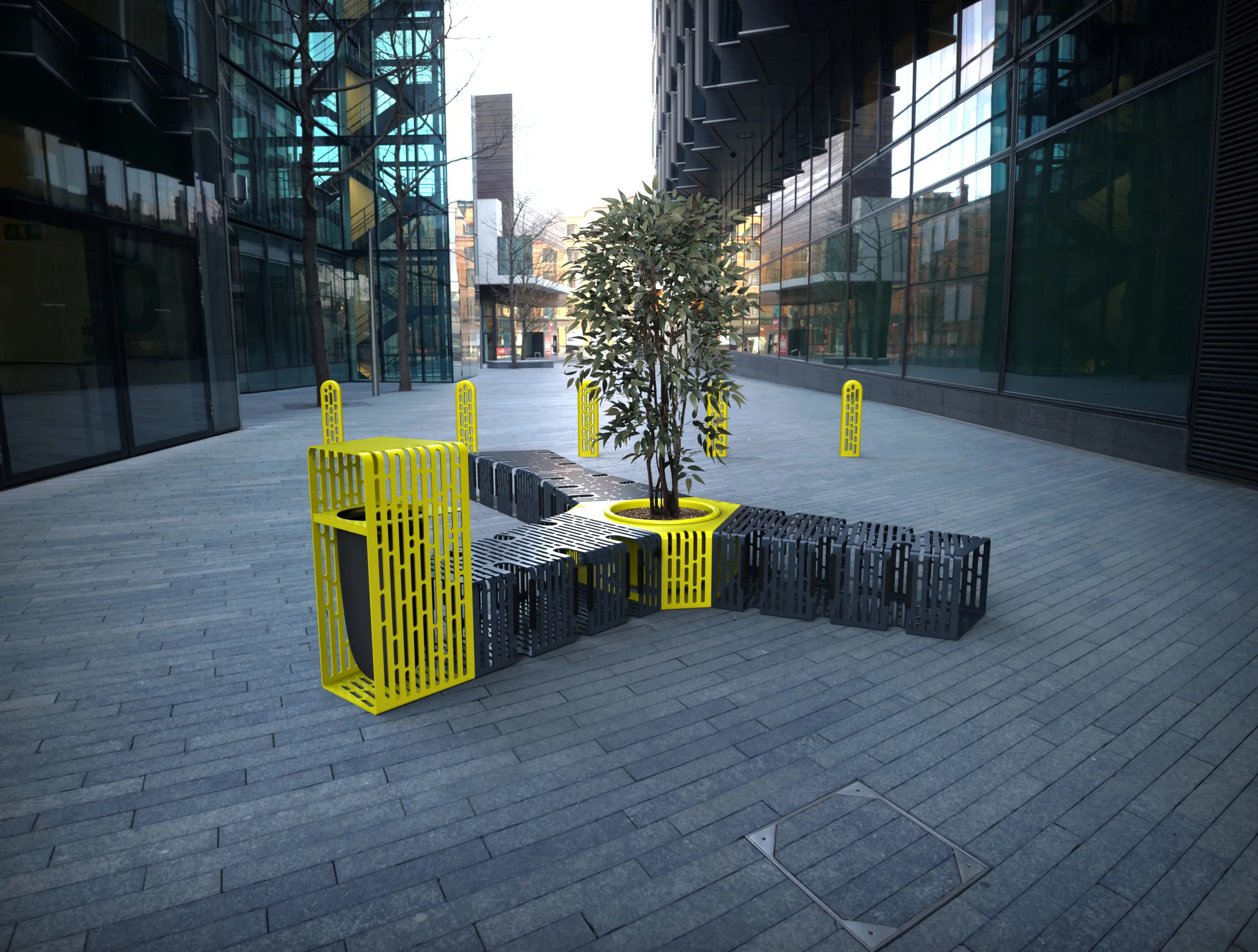 Luxxbox - Buzz | Bike Bench with Base