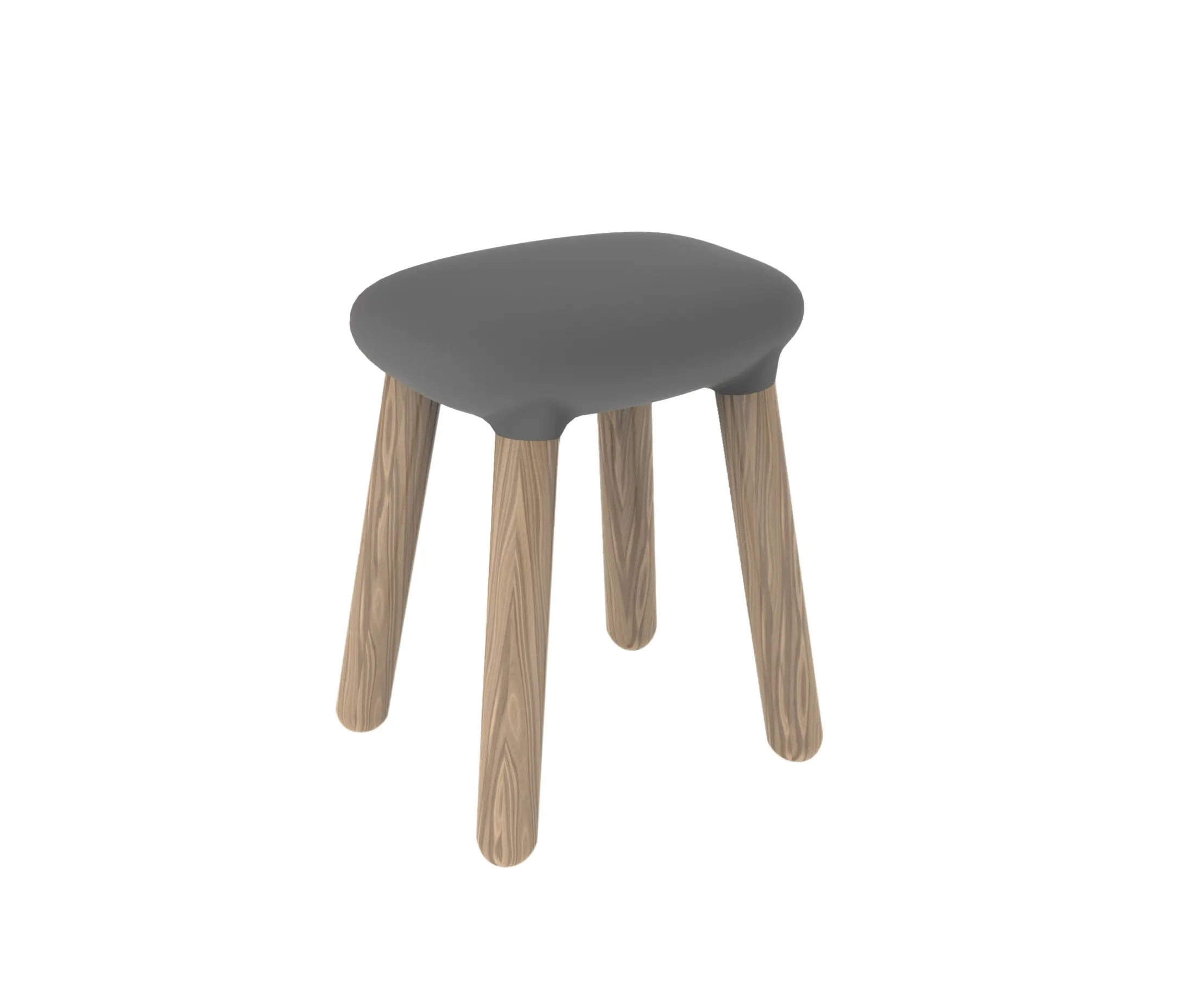 Luxxbox - Pillow | Low Stool Charcoal