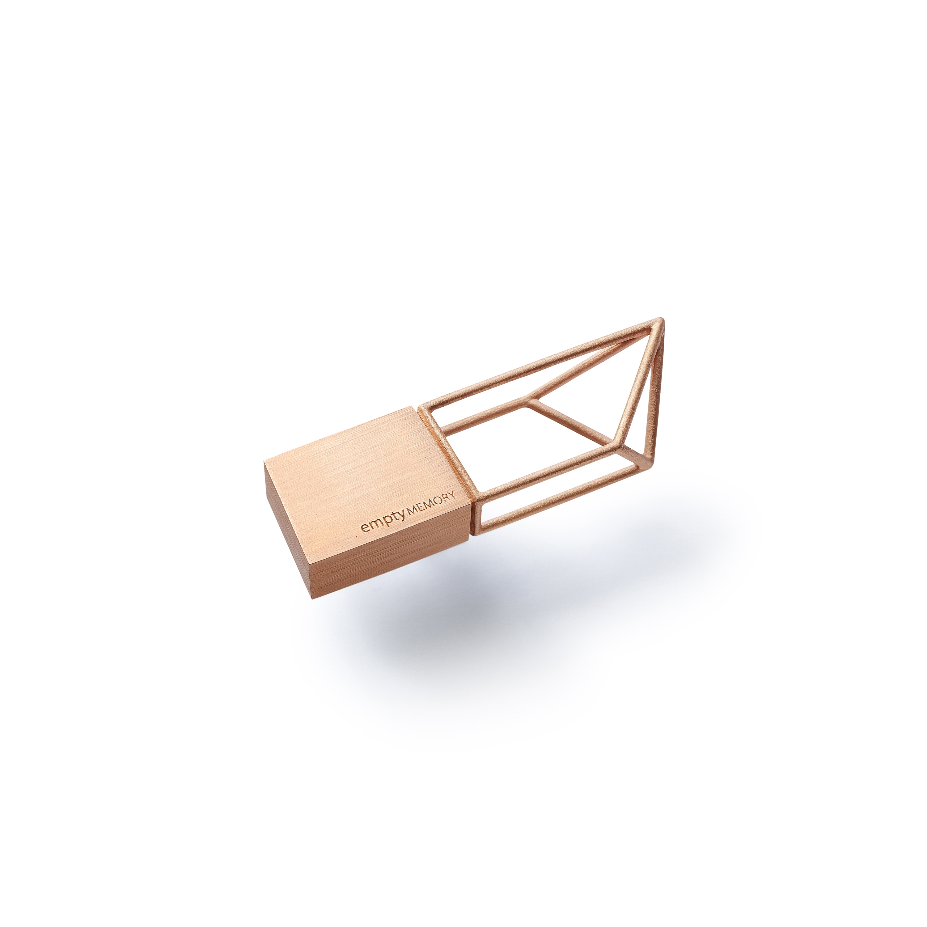 Display product Empty Memory | Structure Rose Gold Brushed Finish from manufacturer beyond Object