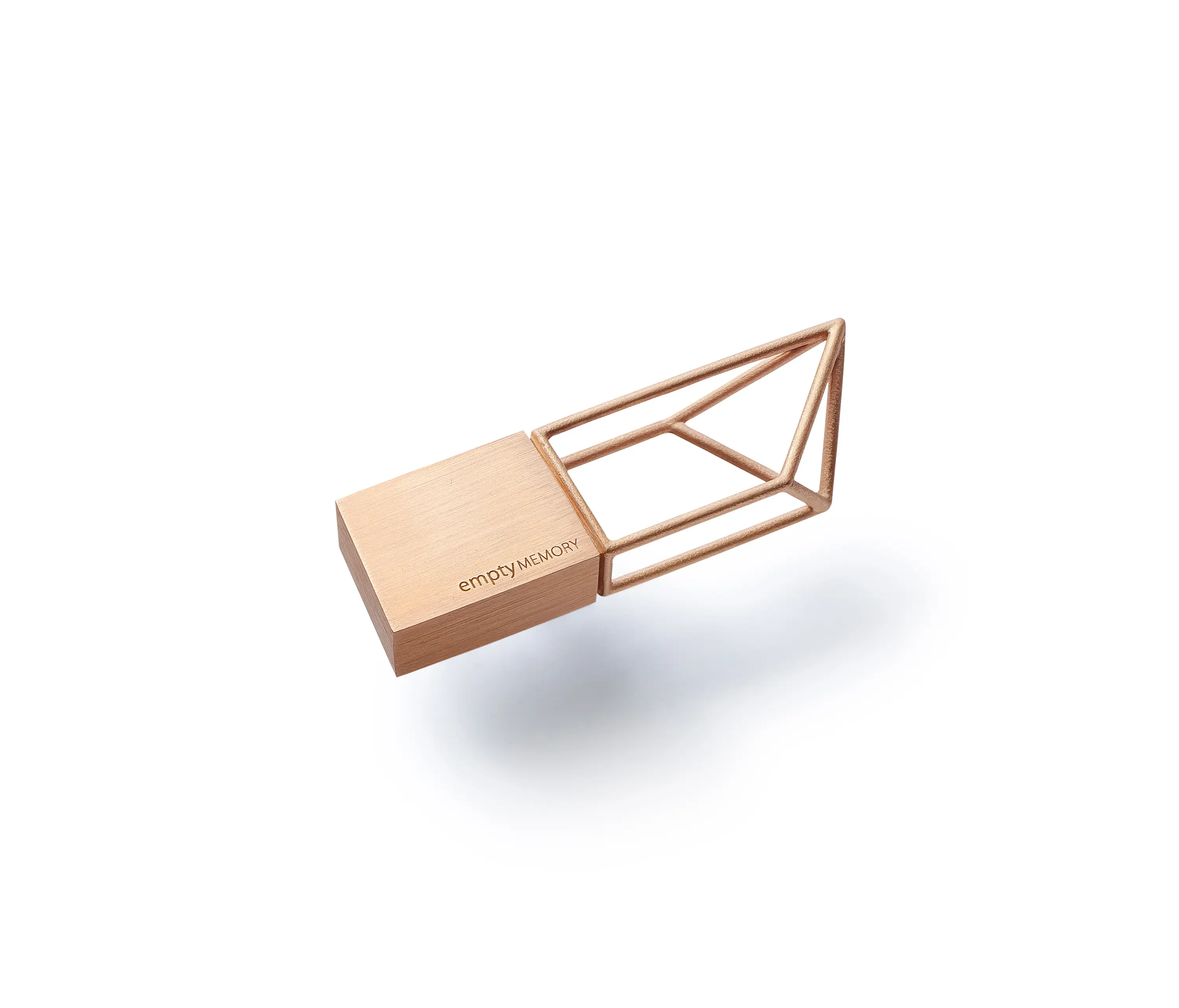 beyond Object - Empty Memory | Structure Rose Gold Brushed Finish