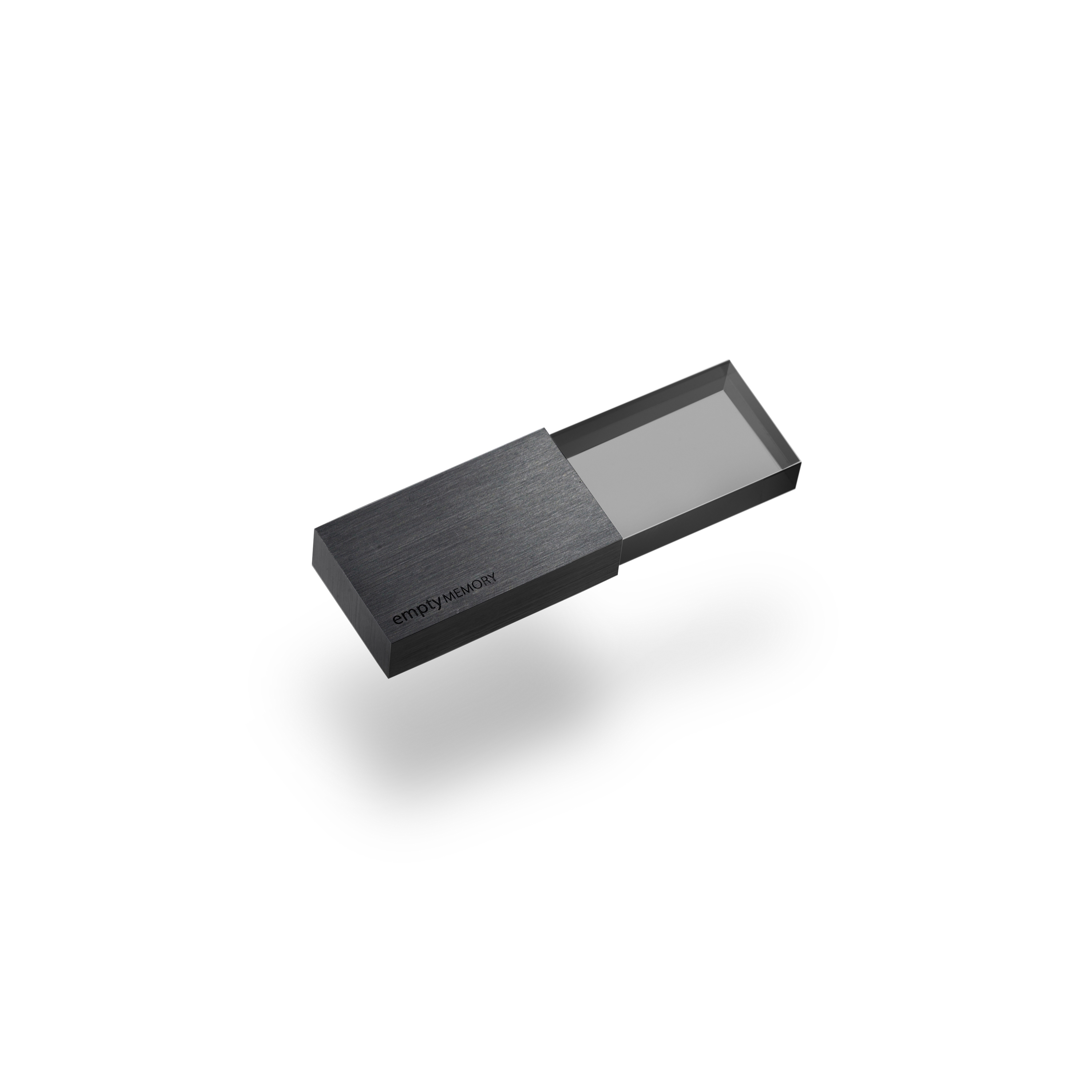 Empty Memory | Transparency Pure Black Brushed Finish