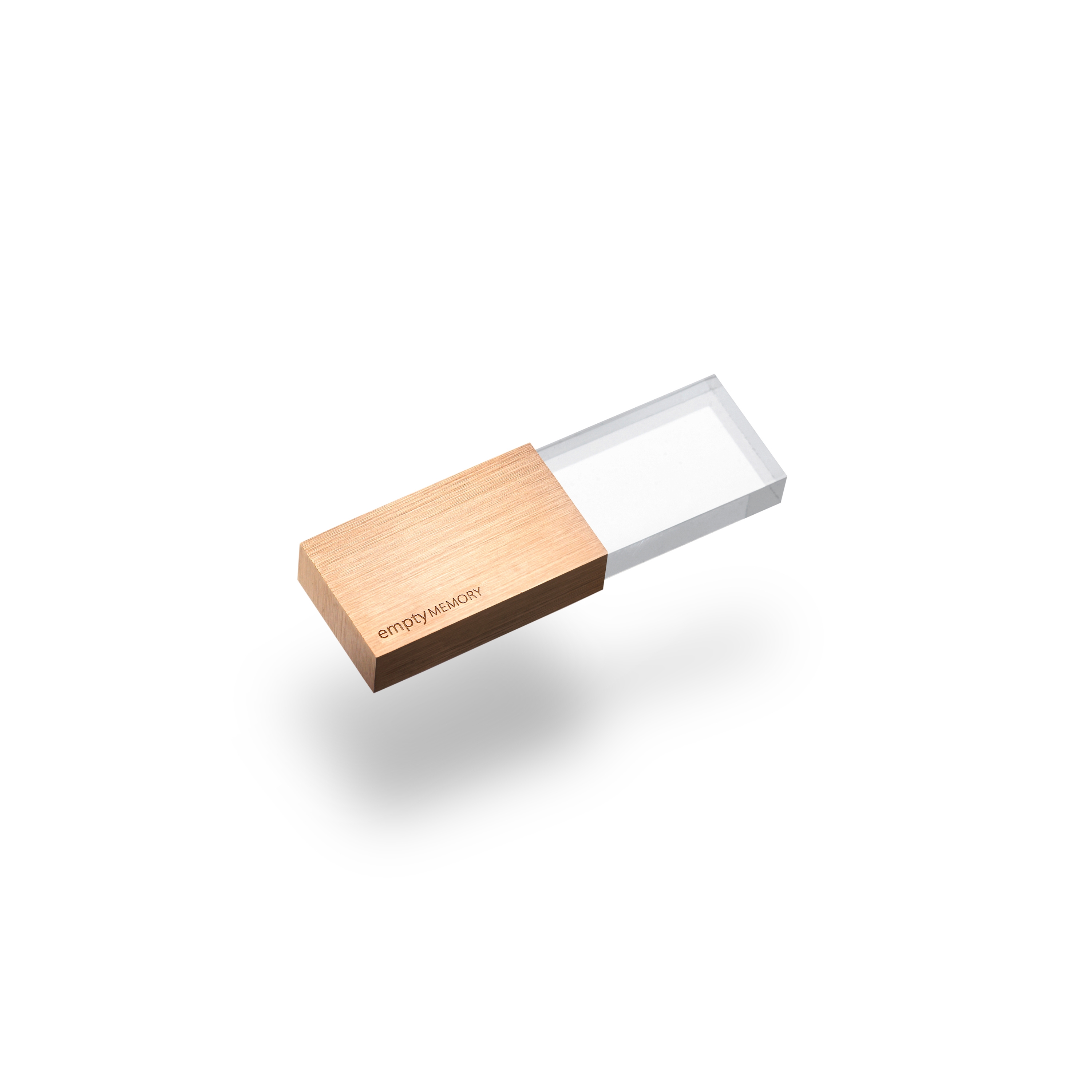 Empty Memory | Transparency Rose Gold Brushed Finish