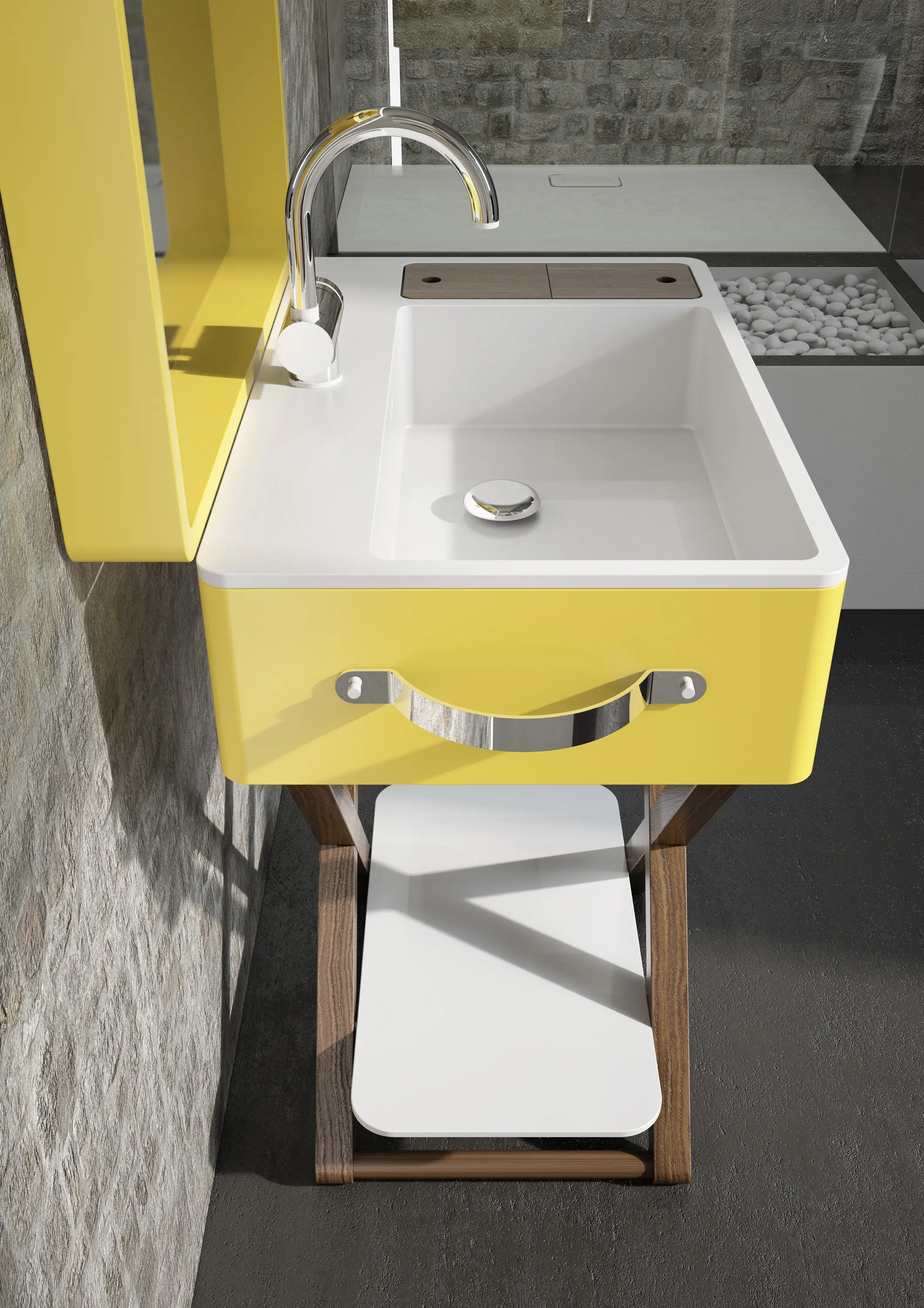 Olympia Ceramica - My Bag - my.bag chrome handle towel rail
