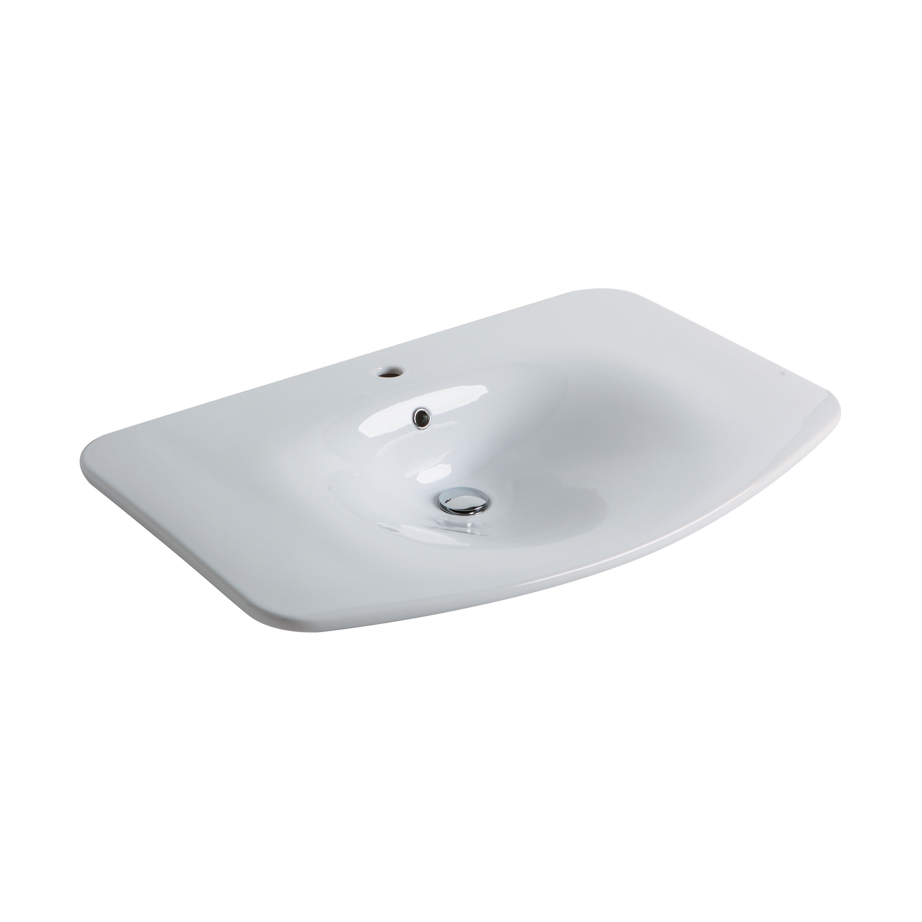 Display product Formosa - Rectangular one hole washbasin from manufacturer Olympia Ceramica