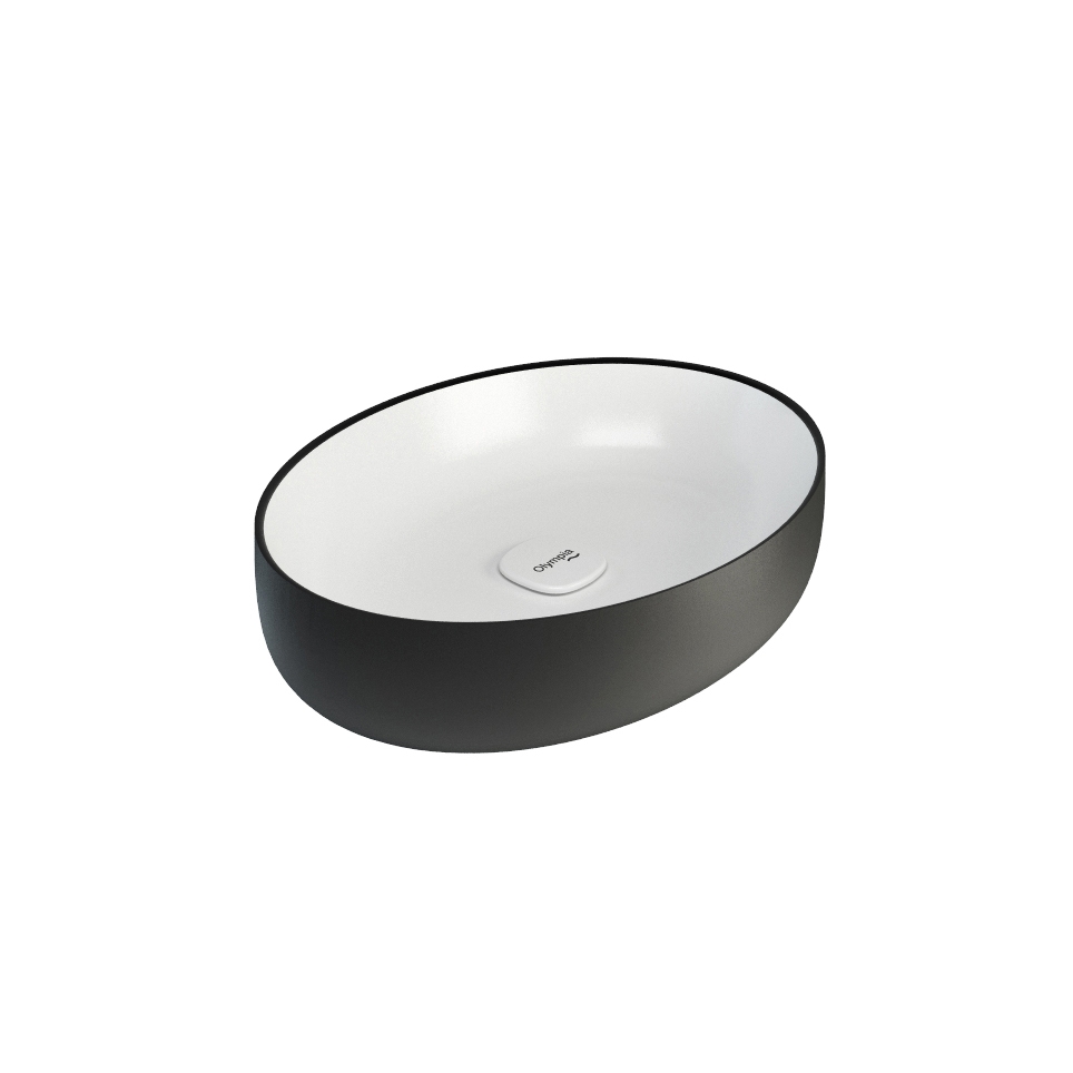Display product Metamorfosi - Oval countertop washbasin from manufacturer Olympia Ceramica